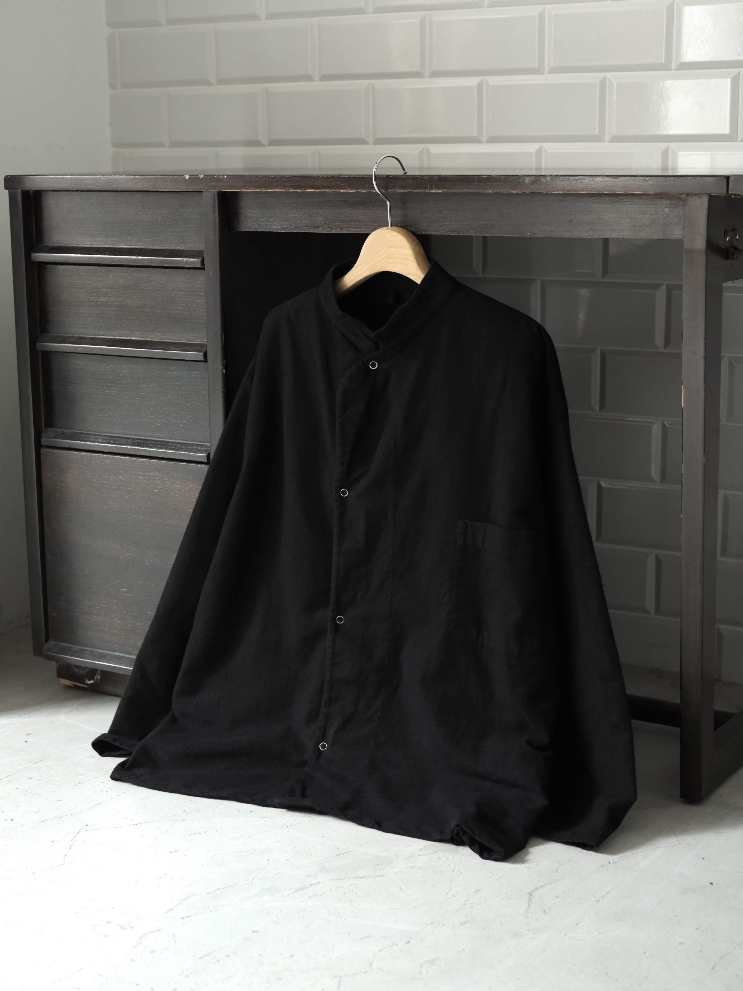 Utah/40's ”US ARMY” pajamas shirt/black to dye