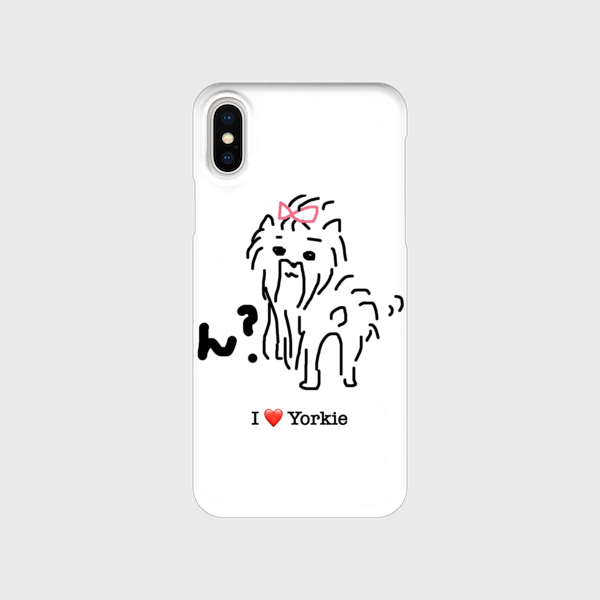 ヨークシャーテリア ん イラスト Iphoneケース Tony Dog Zakka ハンドメイド犬服と雑貨のお店