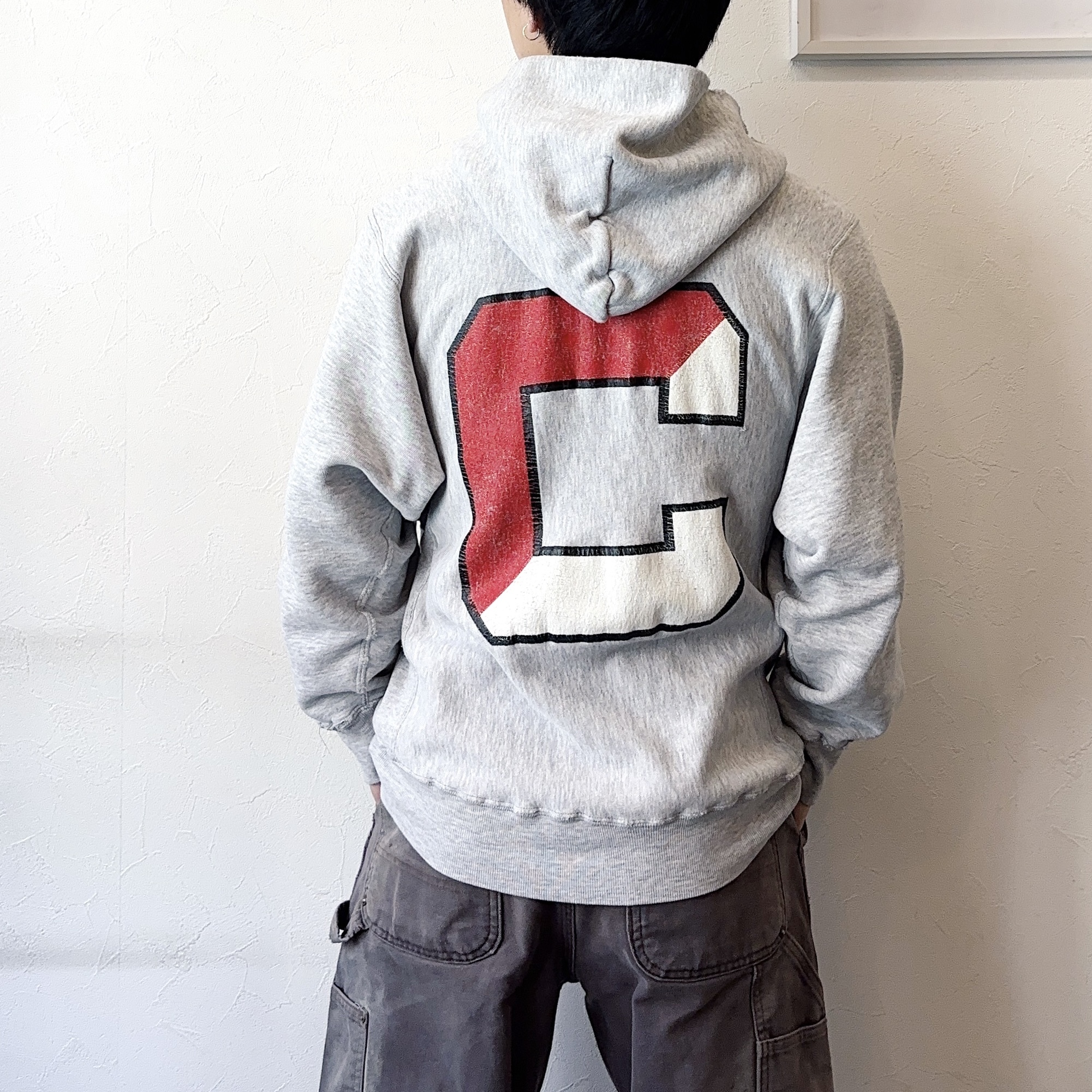 Vintage 90's【Mac Gregor Sand-Knit】"CORNELL" Grunge Hoodie の画像 4