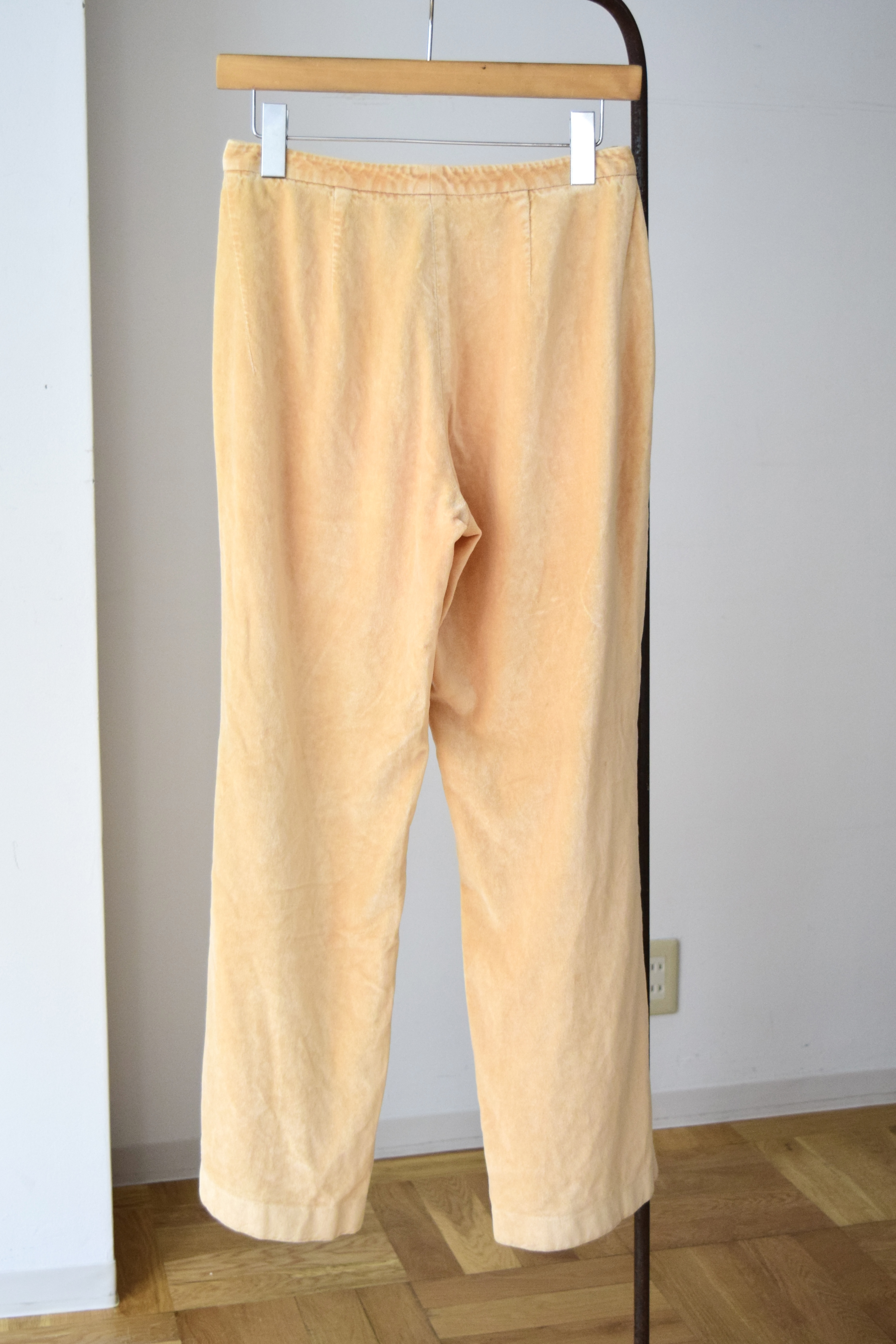 Velour flared pants の画像 7