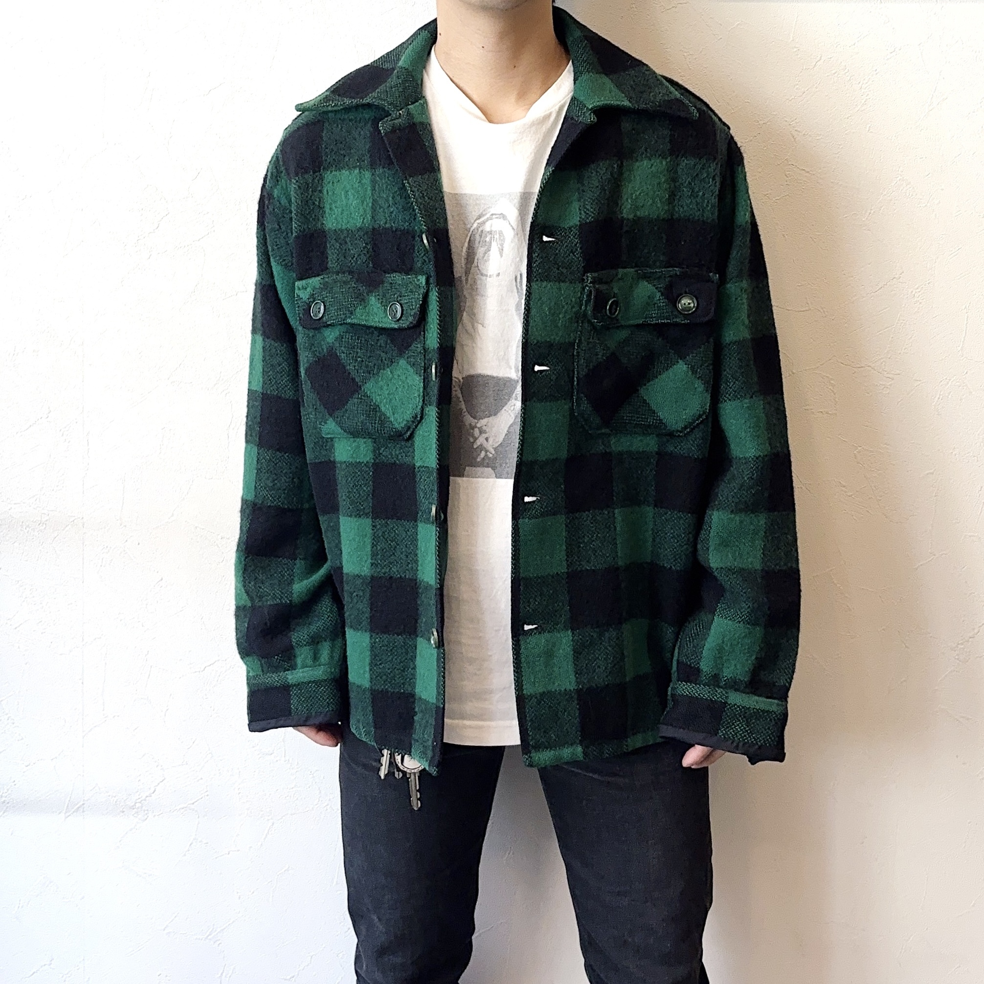 Vintage 70's Check Jacket の画像 3