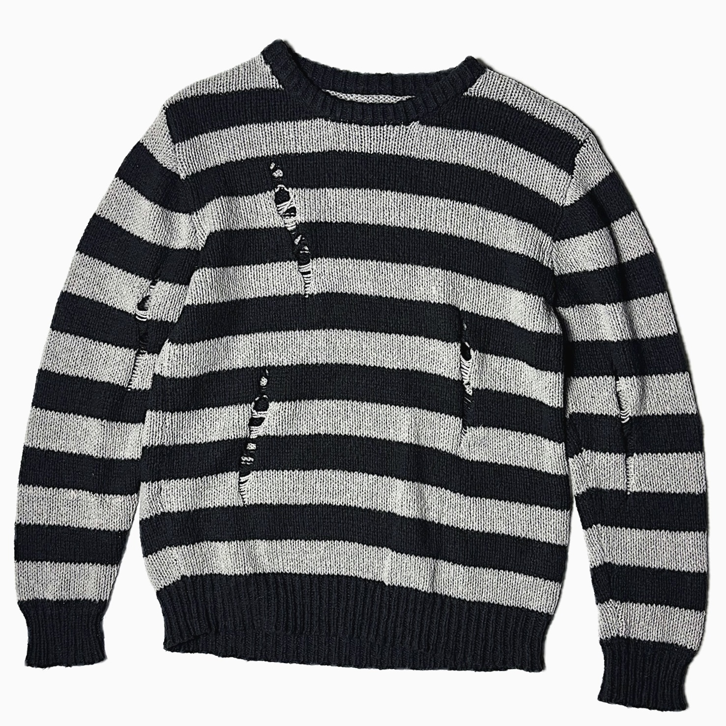 Vintage 80〜90's Grunge Striped Knit Sweater