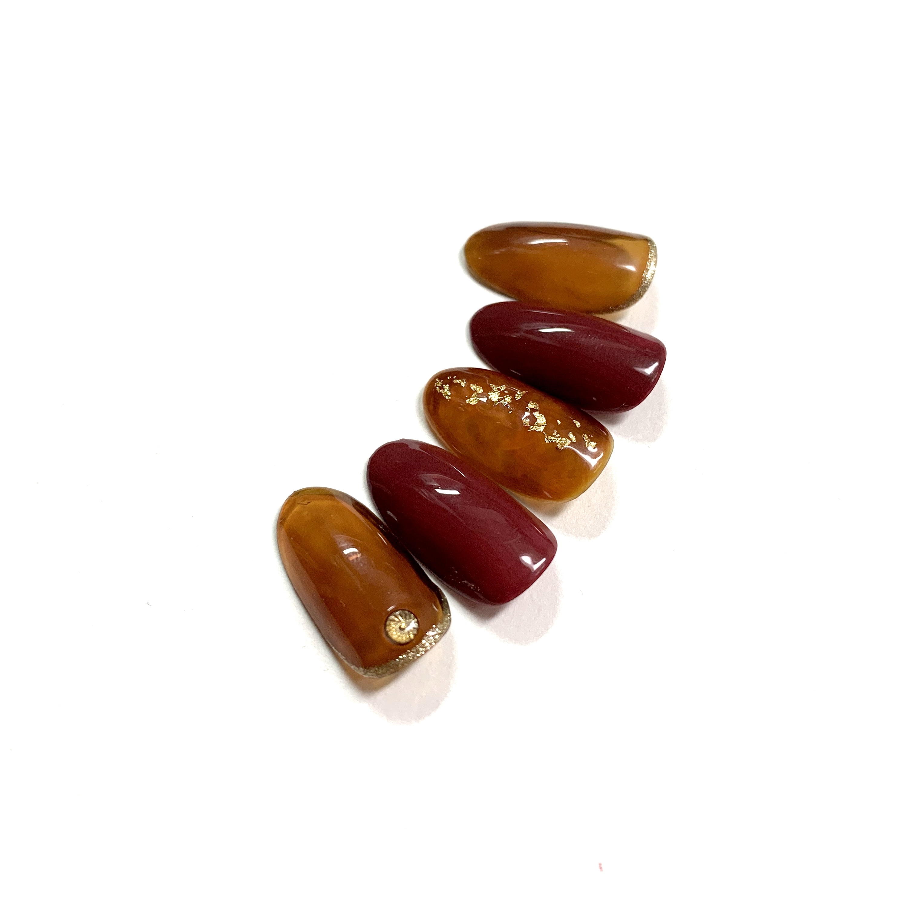 べっ甲ネイル ボルドーb Loveaul Nails べっ甲ネイル ボルドーb Loveaul Nails