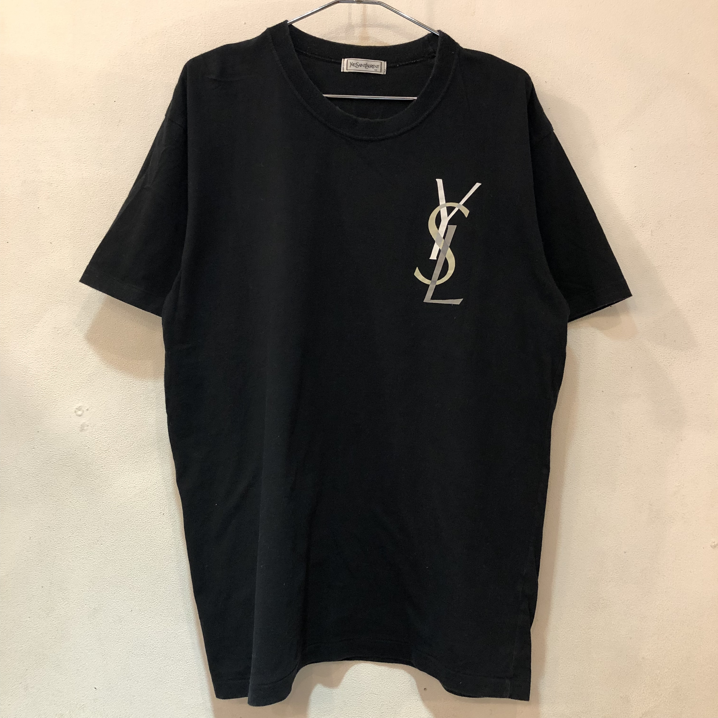 Yves Saint Laurent イブサンローラン Tシャツ ブラック メンズ M Room