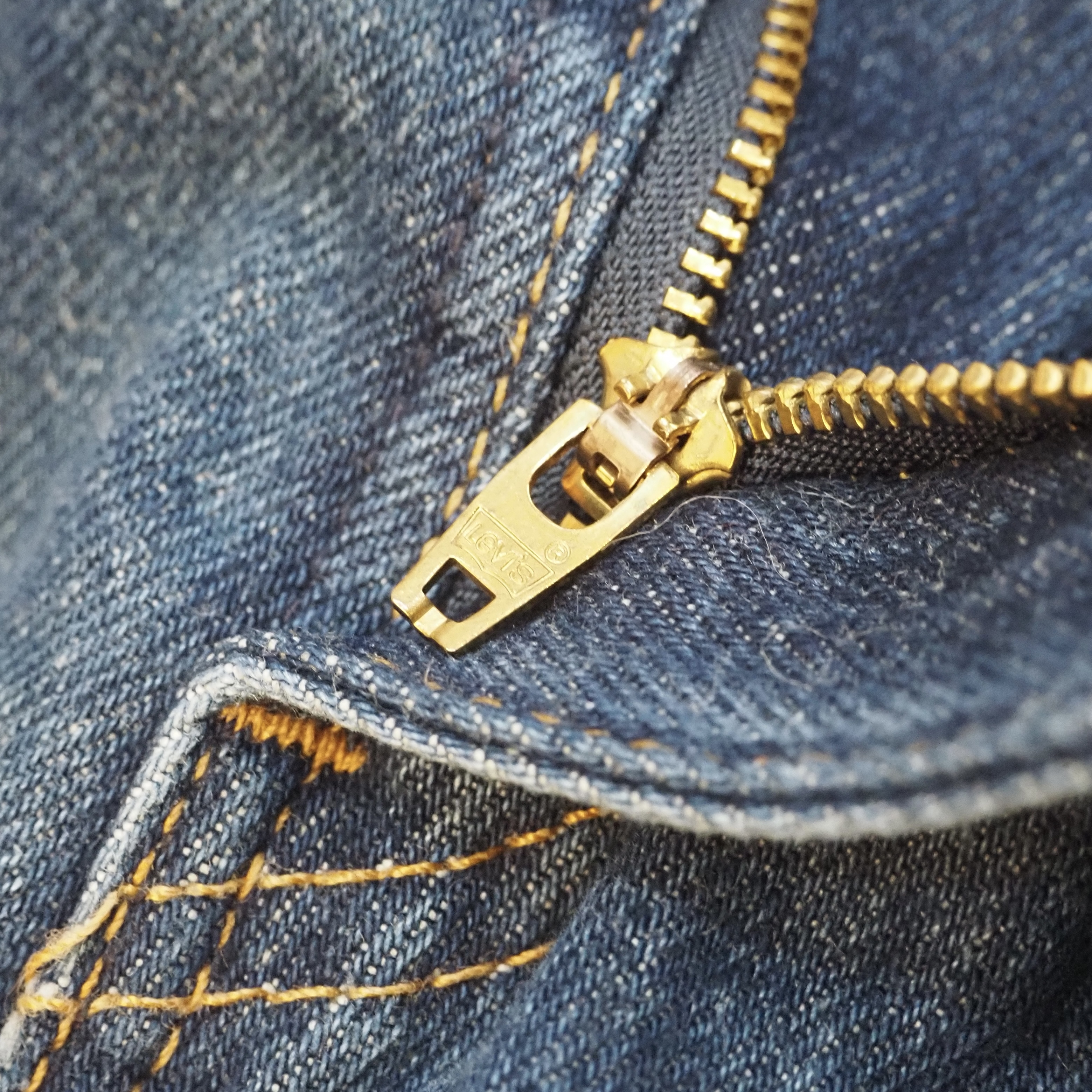 【濃紺】90’s Levi’s 518 Blue Denim の画像 8