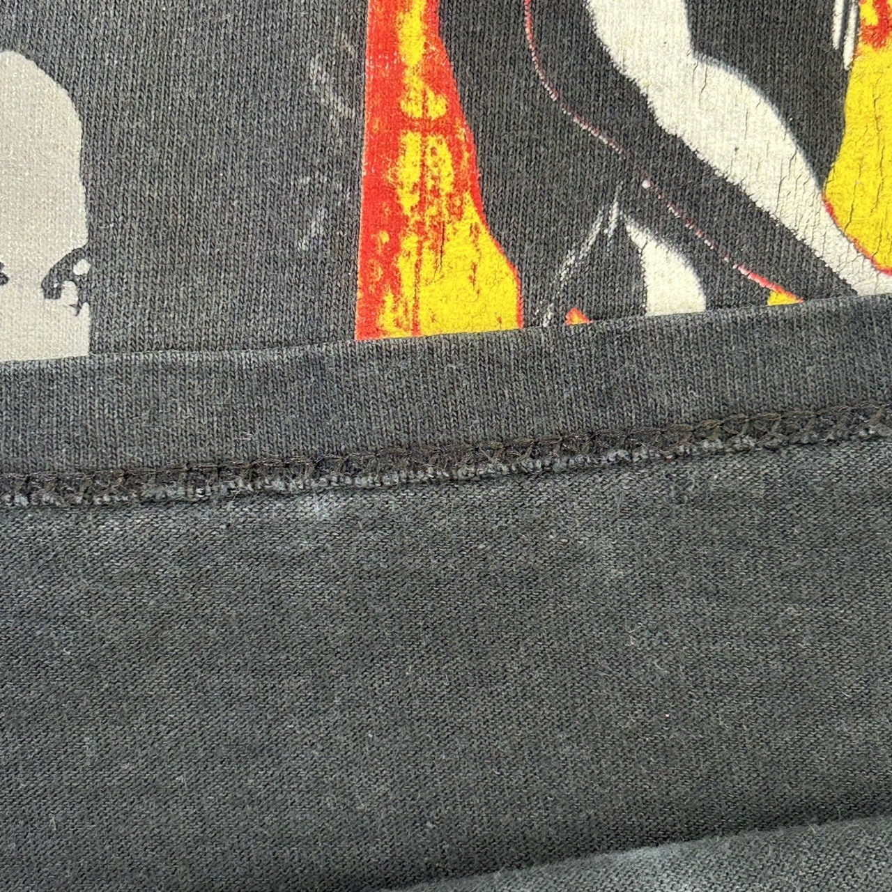 Metallica × Guns N' Roses パロディグラフィック バンドTシャツ L の画像 10