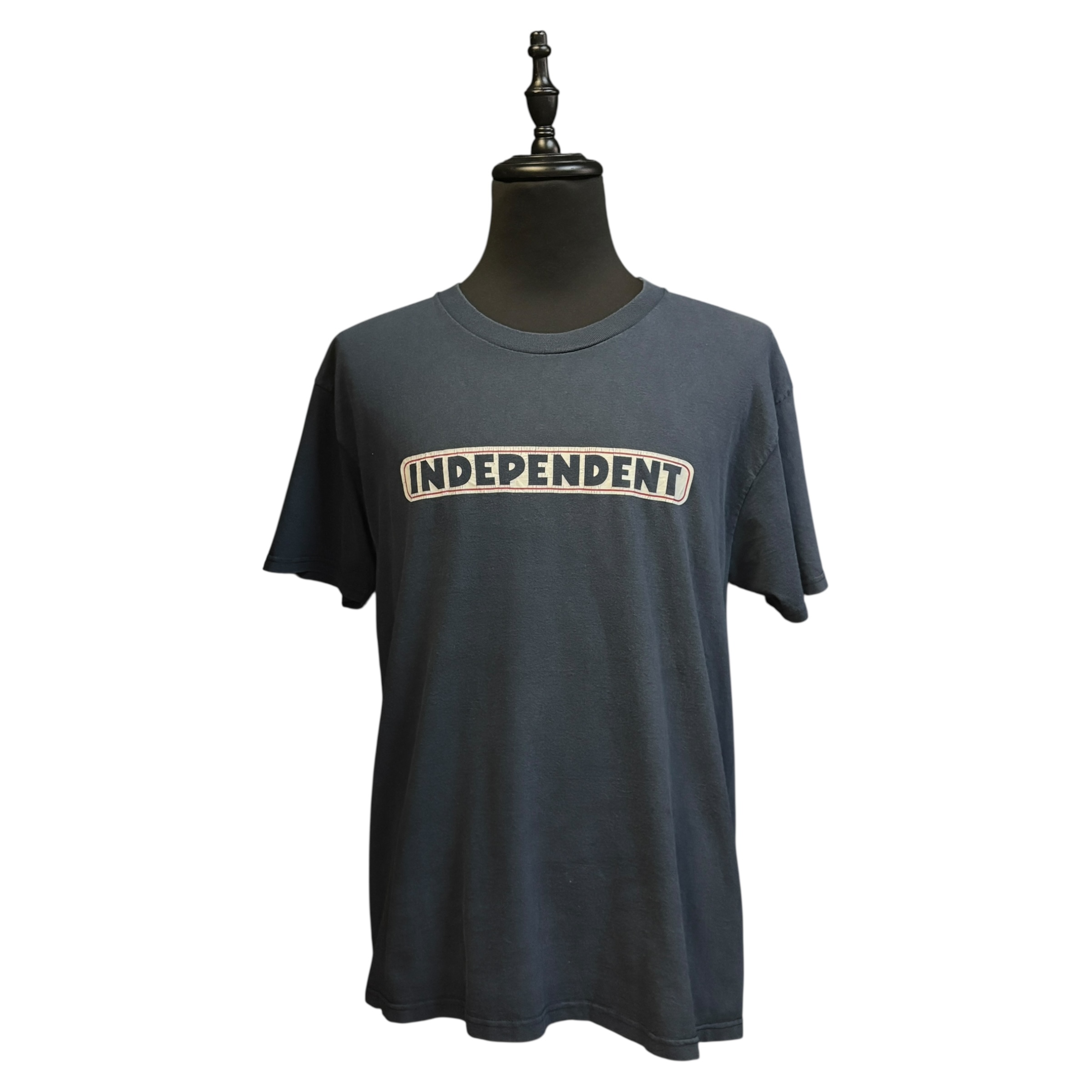 【INDEPENDENT】インディペンデント ネームロゴ Vintage Tシャツ L（XL相当）