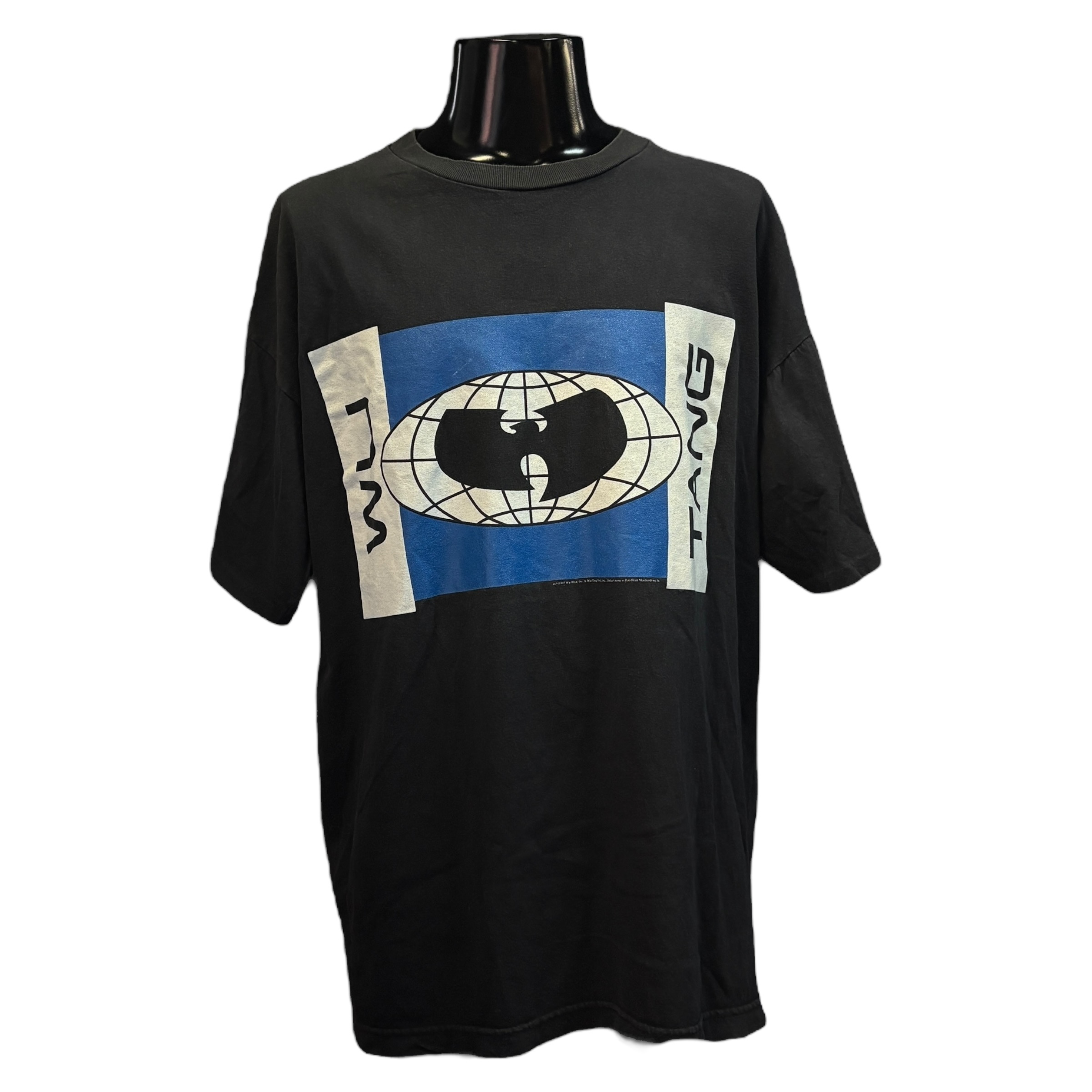 【WU-TANG CLAN】ウータンクラン 1997 BLUE LOGO POLYGRAM Vintage Tシャツ XL