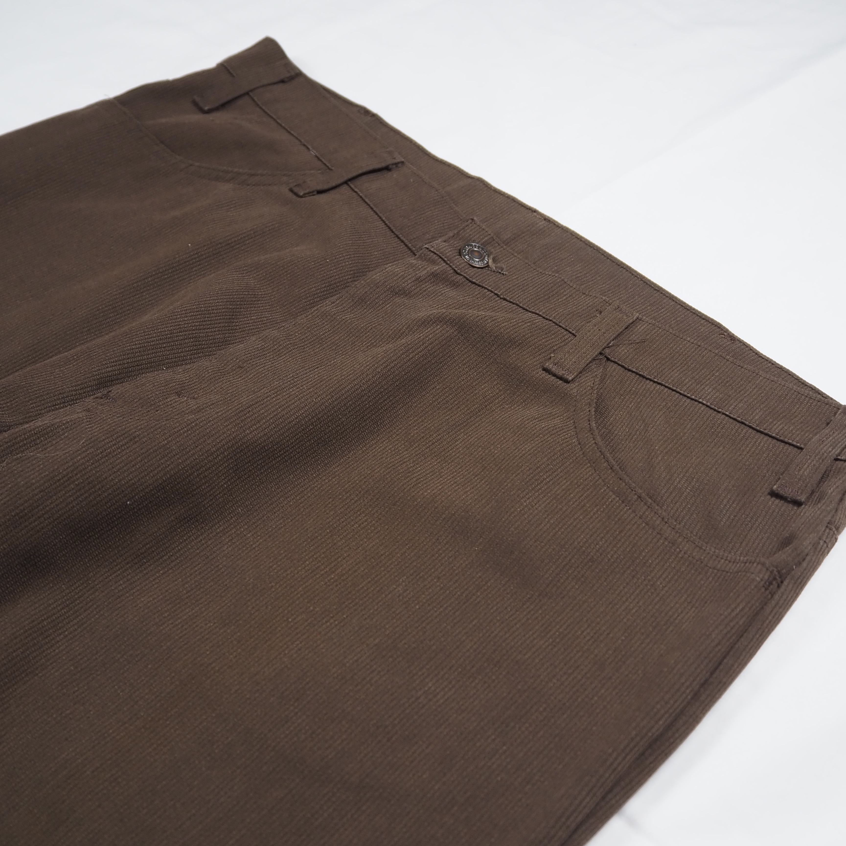 70’s Levi’s スタプレ ピケ 38×31 ブラウン の画像 5