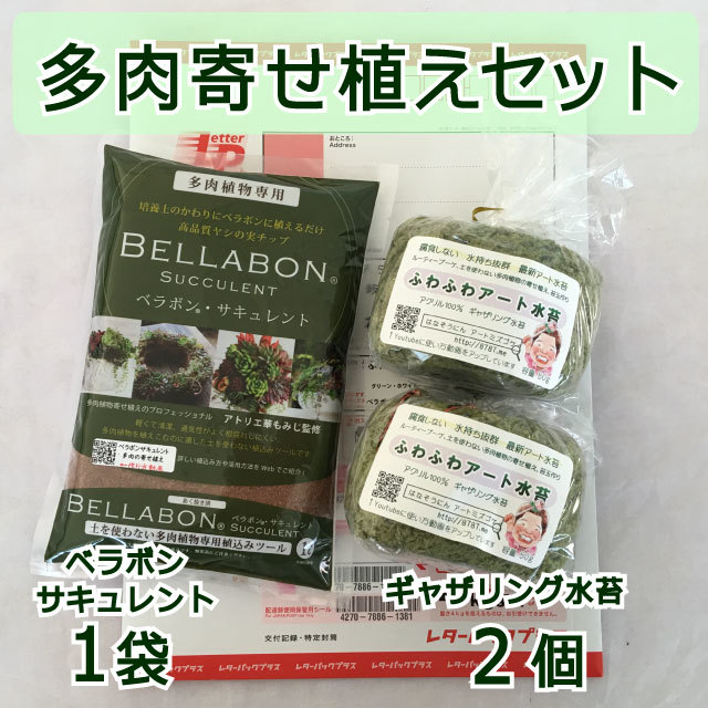 ギャザリング水苔2個&ベラボンサキュレント1袋 セット - 画像1