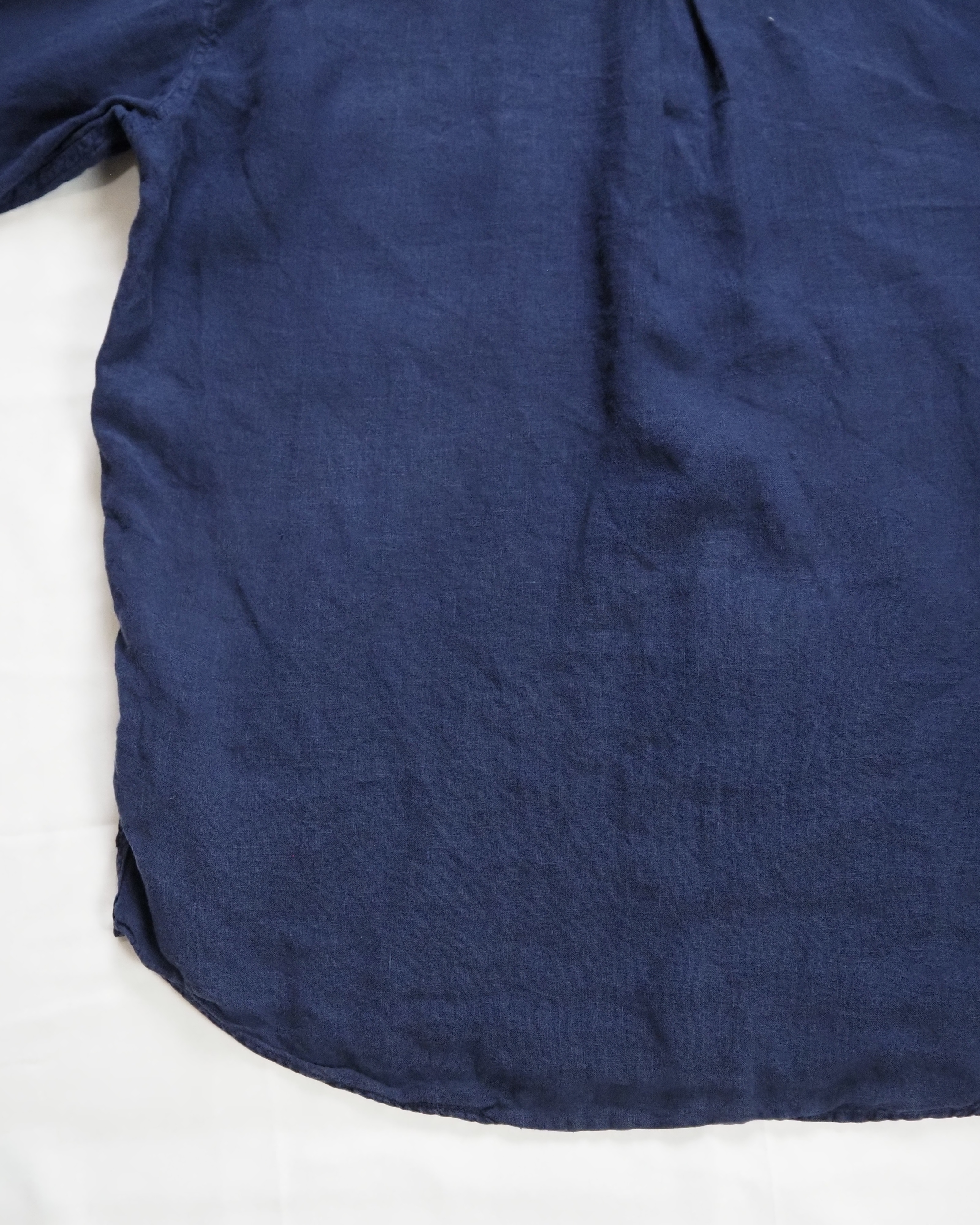 90’s OLD GAP リネンシャツ ネイビー XL の画像 12