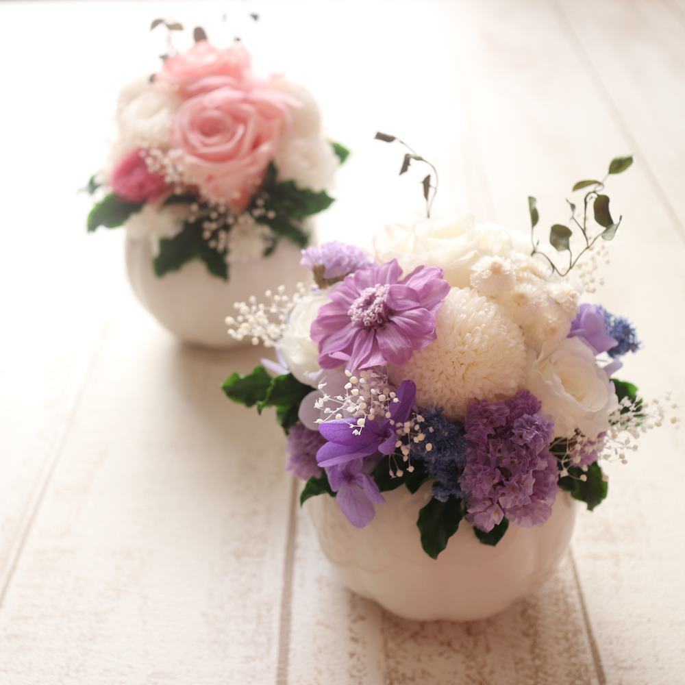 お悔やみアレンジ パープル お供え花 ペット供 お花 贈り物 プリザーブドアレンジ アレンジメント Shifu お悔やみアレンジ パープル お供え花 ペット供 お花 贈り物 プリザーブドアレンジ アレンジメント Shifu