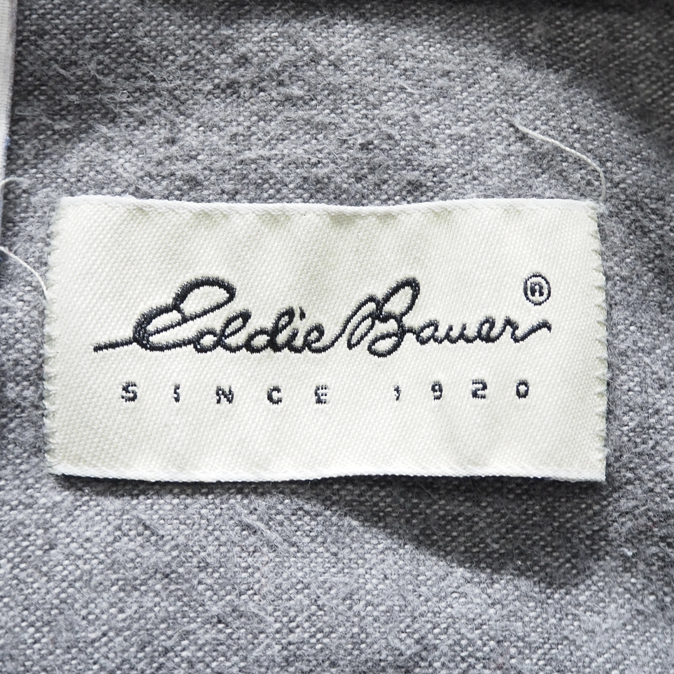 90’s Eddie Bauer コットンフランネルシャツ Lサイズ の画像 9