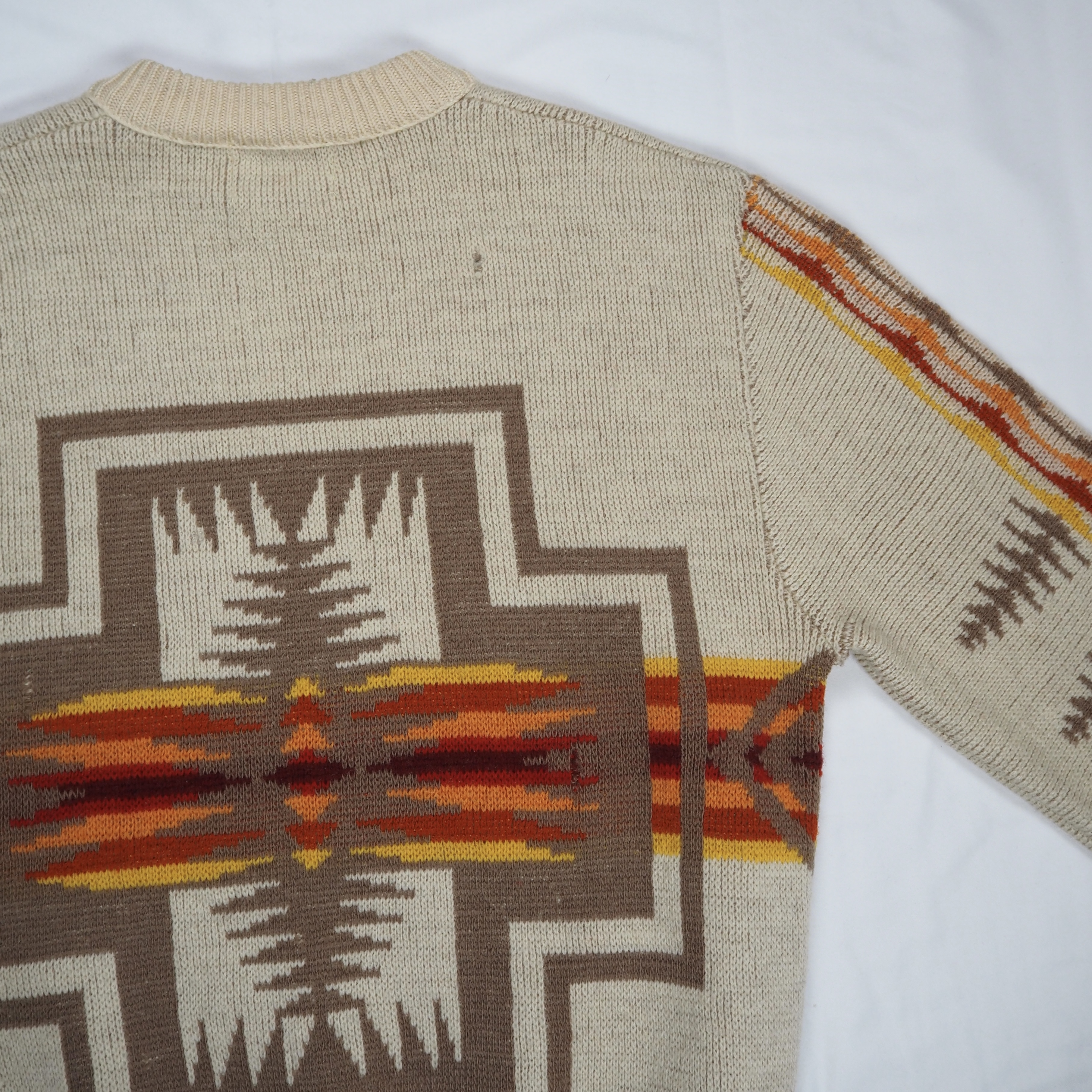 70’s-80’s Pendleton ウールニット ネイティブ柄 の画像 16