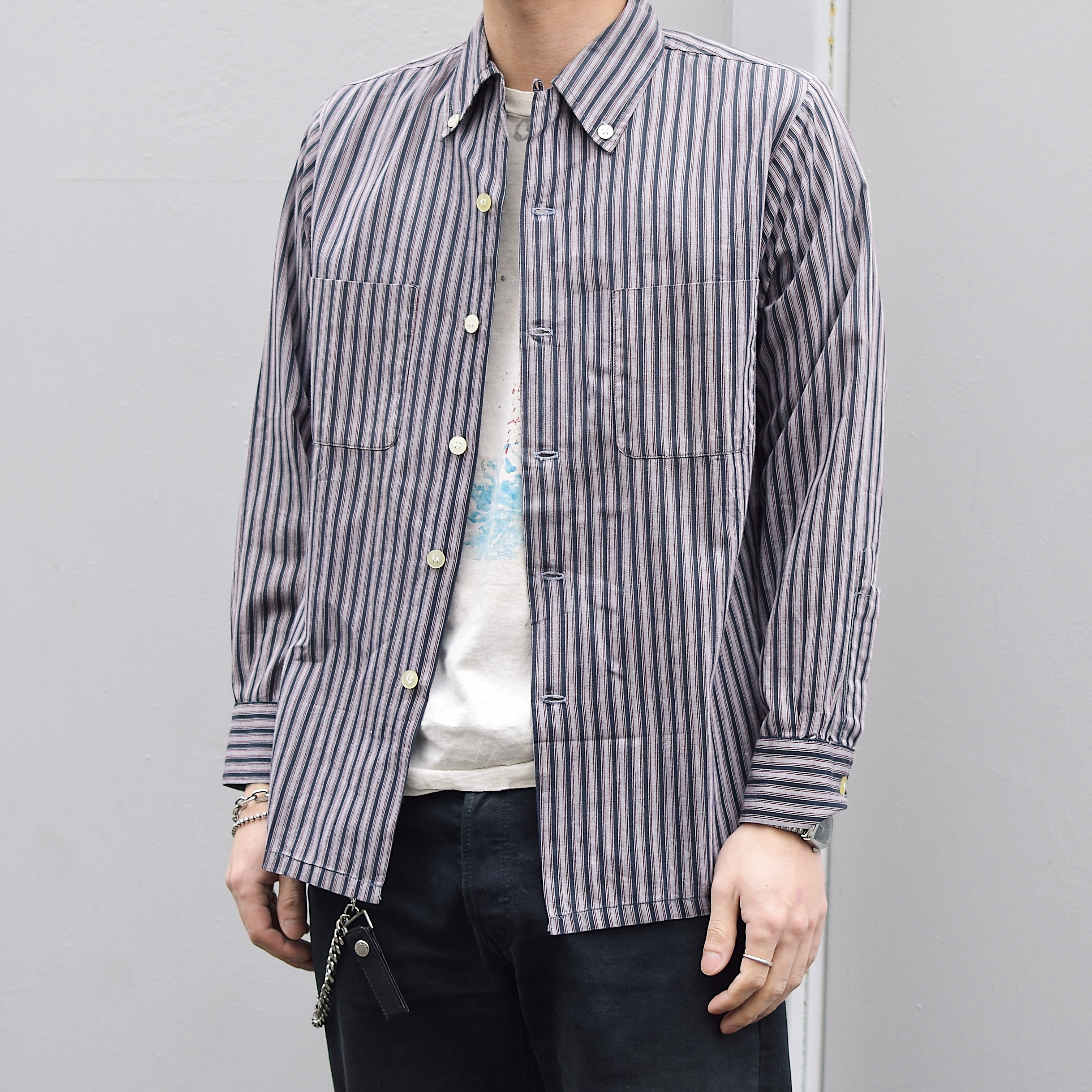 Vintage 60's【Koret】Striped Shirt の画像 3
