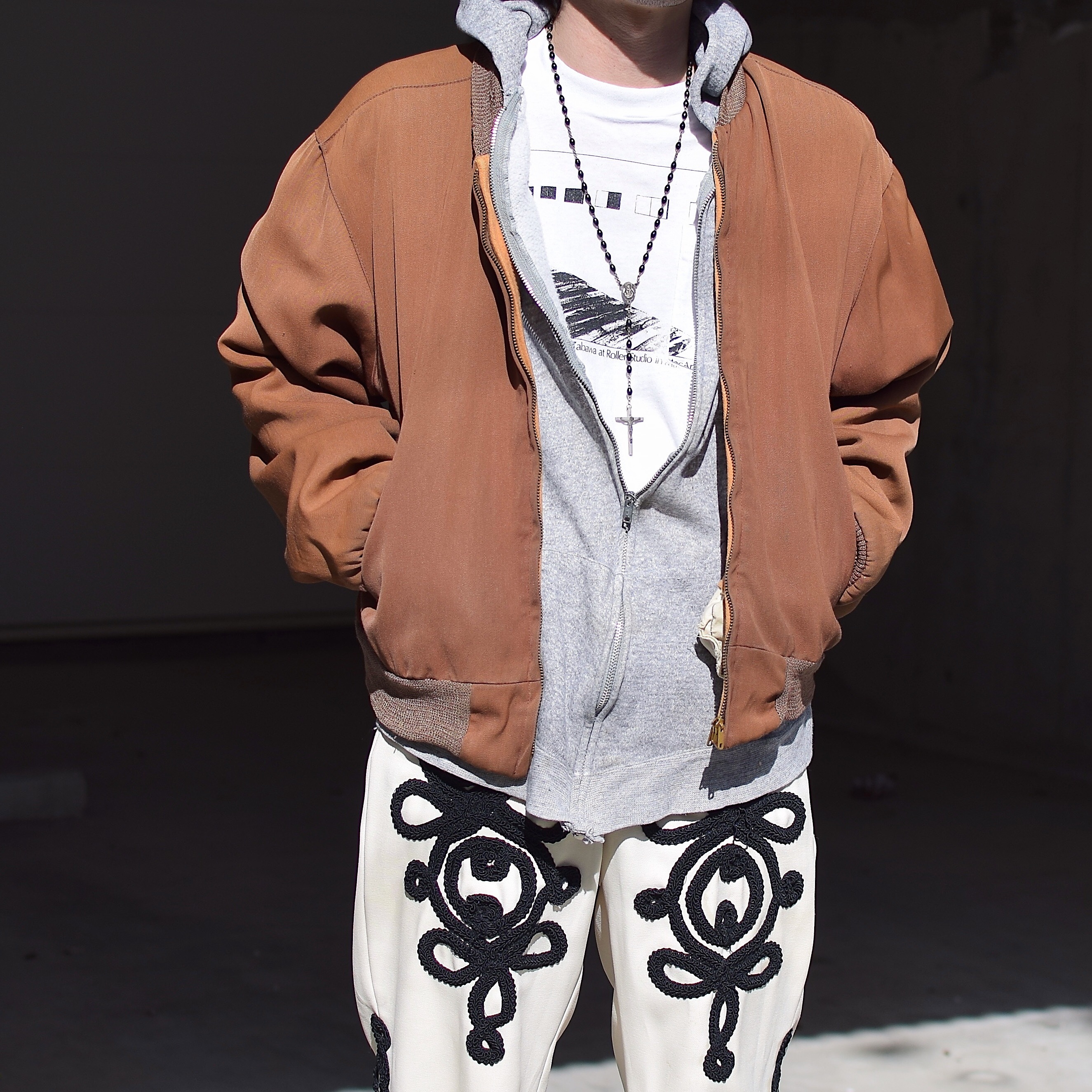 Vintage 50〜60's Grunge Reversible Gabardine Jacket の画像 5