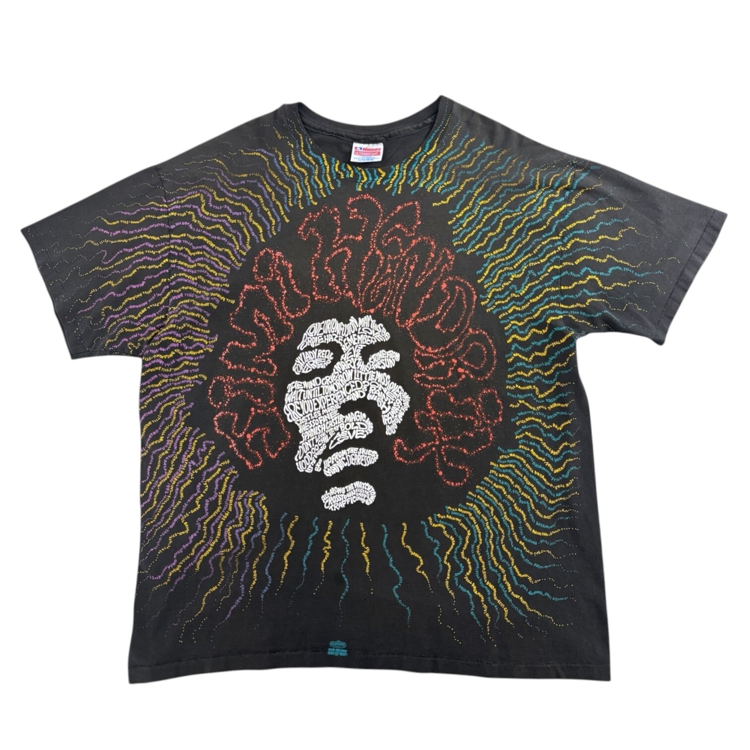 レア　Jimi Hendrix 　ジミヘンドリックス　ヴィンテージ　Tシャツ　黒 luxury&vintage カサコレ<kasacolle>