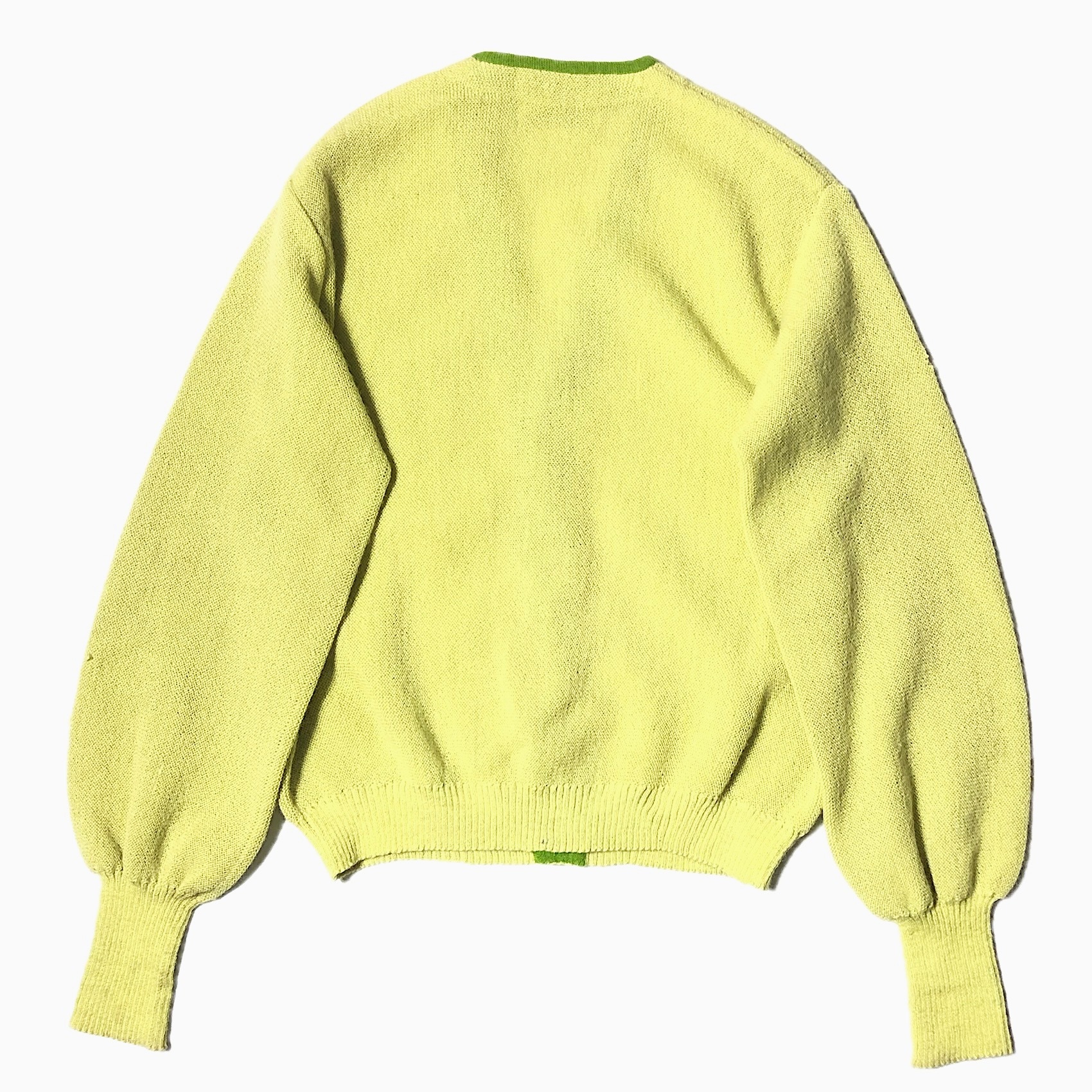 Vintage 60～70's【Parker】Grunge Alpaca Knit Cardigan の画像 2