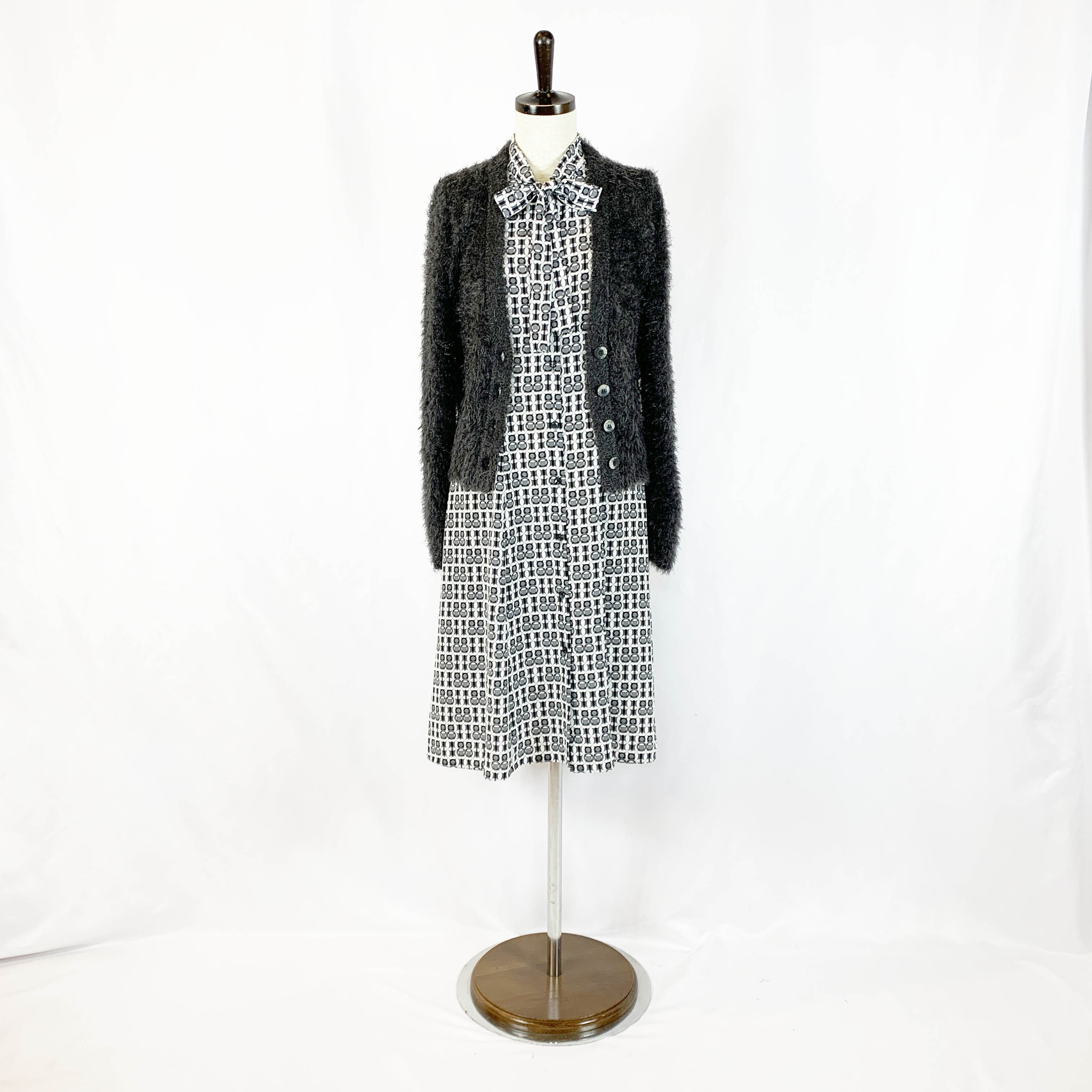 Chousonnette 幾何学模様プリントシャツワンピース ｇｉｔａ ジータ