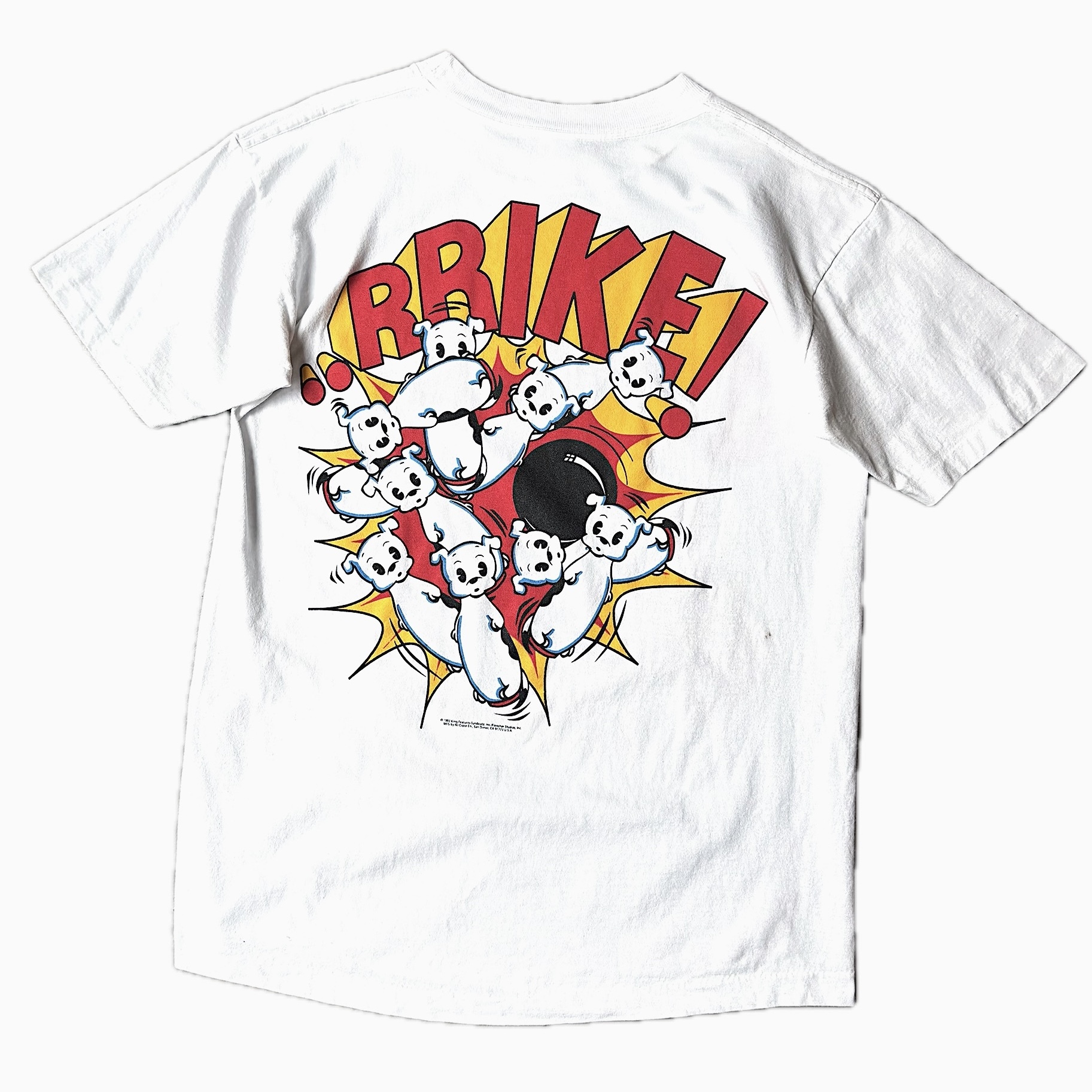 Vintage 90's【NJ CROCE】"STEEE....RRIKE!" T-shirt の画像 2