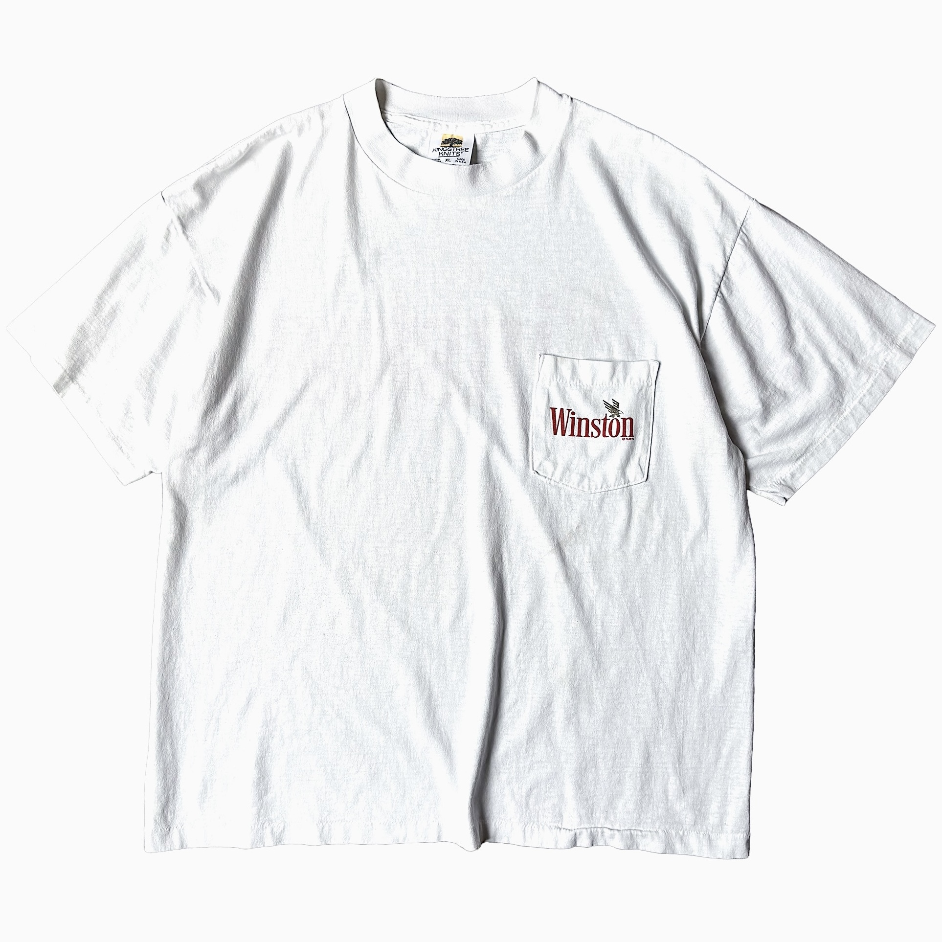 Vintage 90's【KINGSTREE KNITS】"Winston" Pocket T-shirt の画像 2
