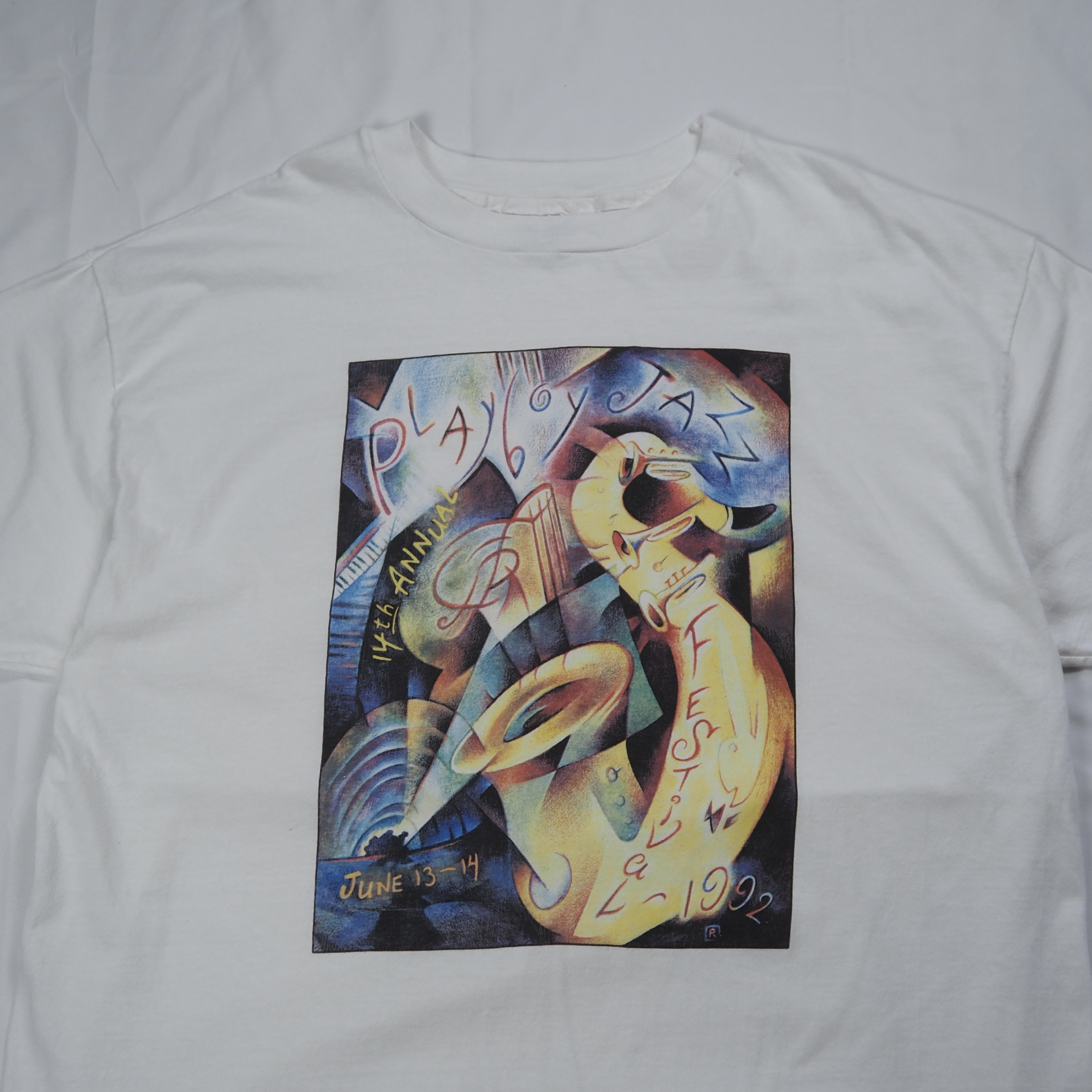 90’s PLAYBOY ジャズフェスティバル Tシャツ XL の画像 5