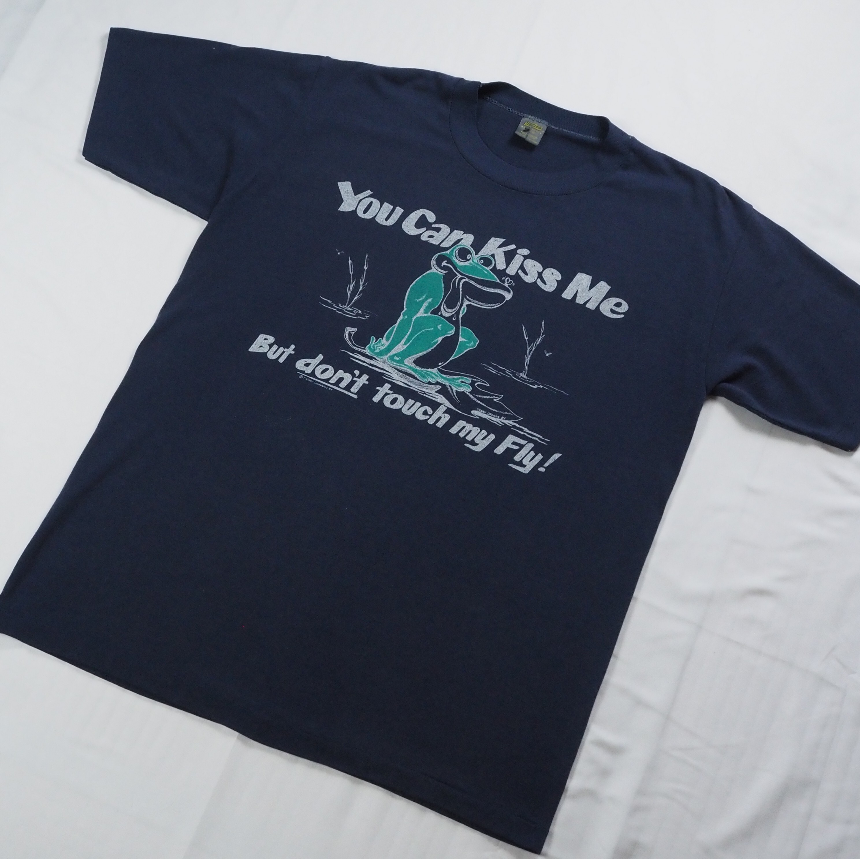 80's Jerzees カエルTシャツ Lサイズ の画像 2