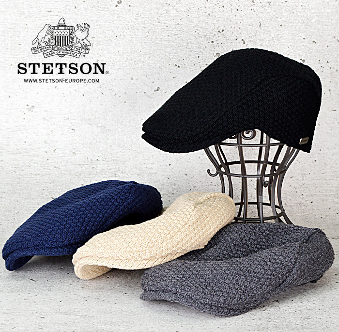 ハンチング 冬 メンズ 帽子 ニットハンチング Stetson ステットソン Hat And Cap 帽子専門店 万京