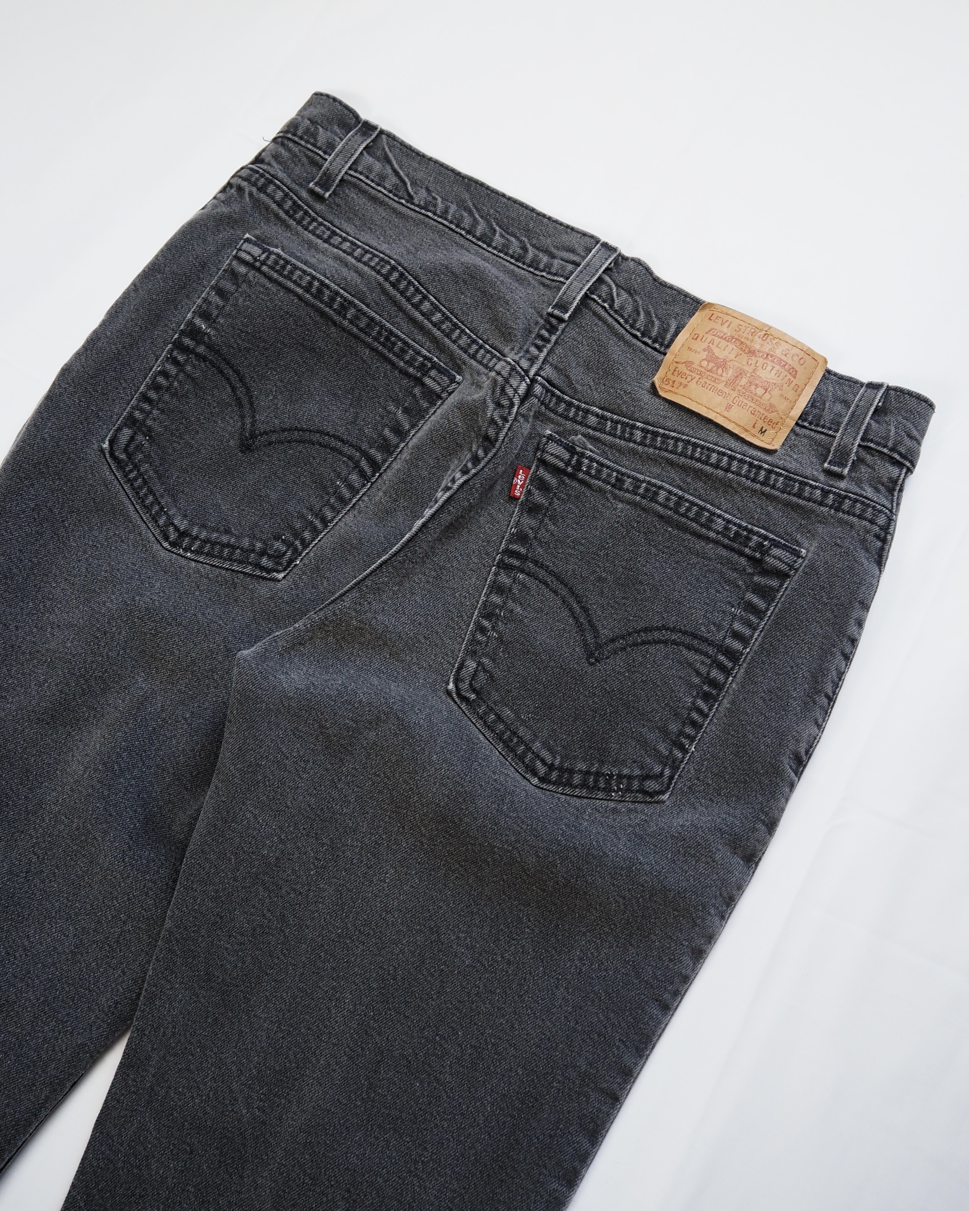 【VCM入荷】90’s Levi’s 517 ブラックデニム の画像 12
