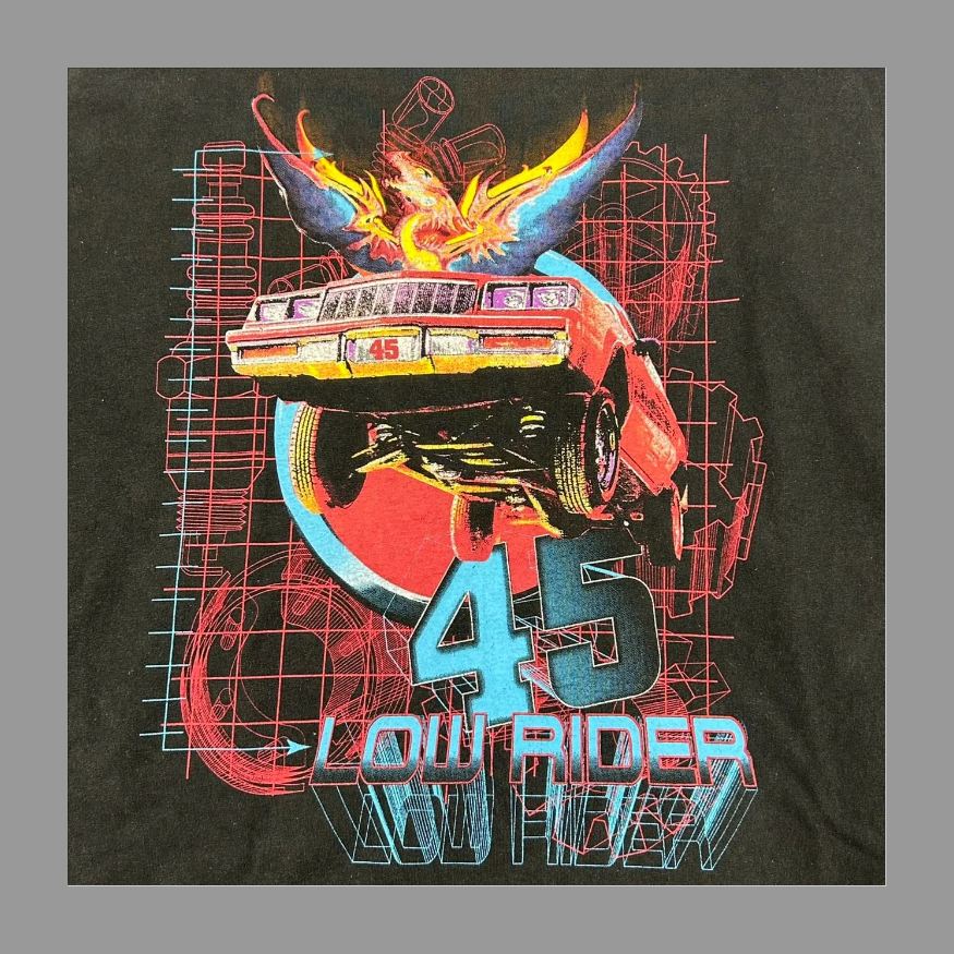 No Boundaries ローライダー カーグラフィックTシャツ 45 ビッグプリント L の画像 6