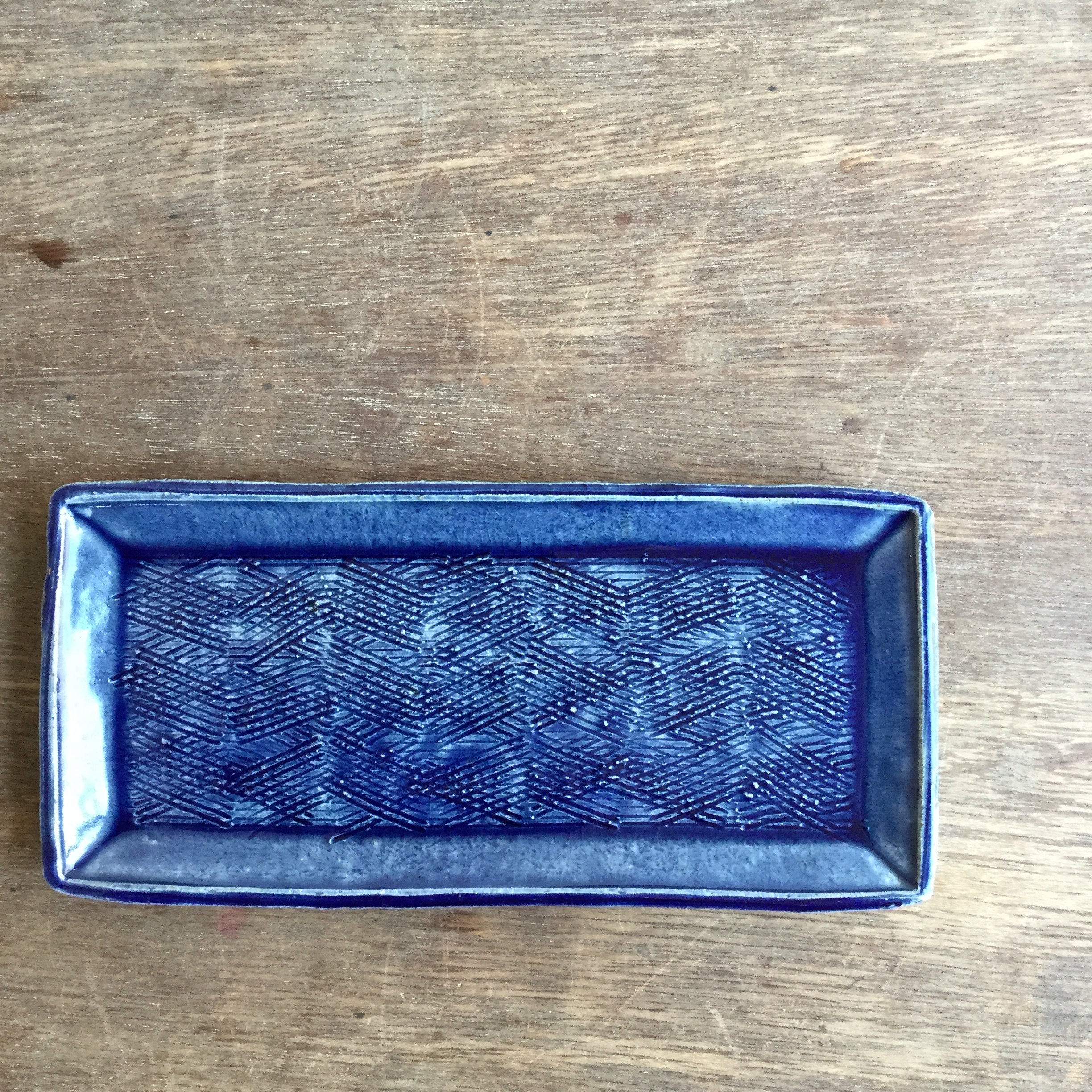 【蓮見かおり】 長角皿 Φ26㎝×12.5cm 14 - 画像1