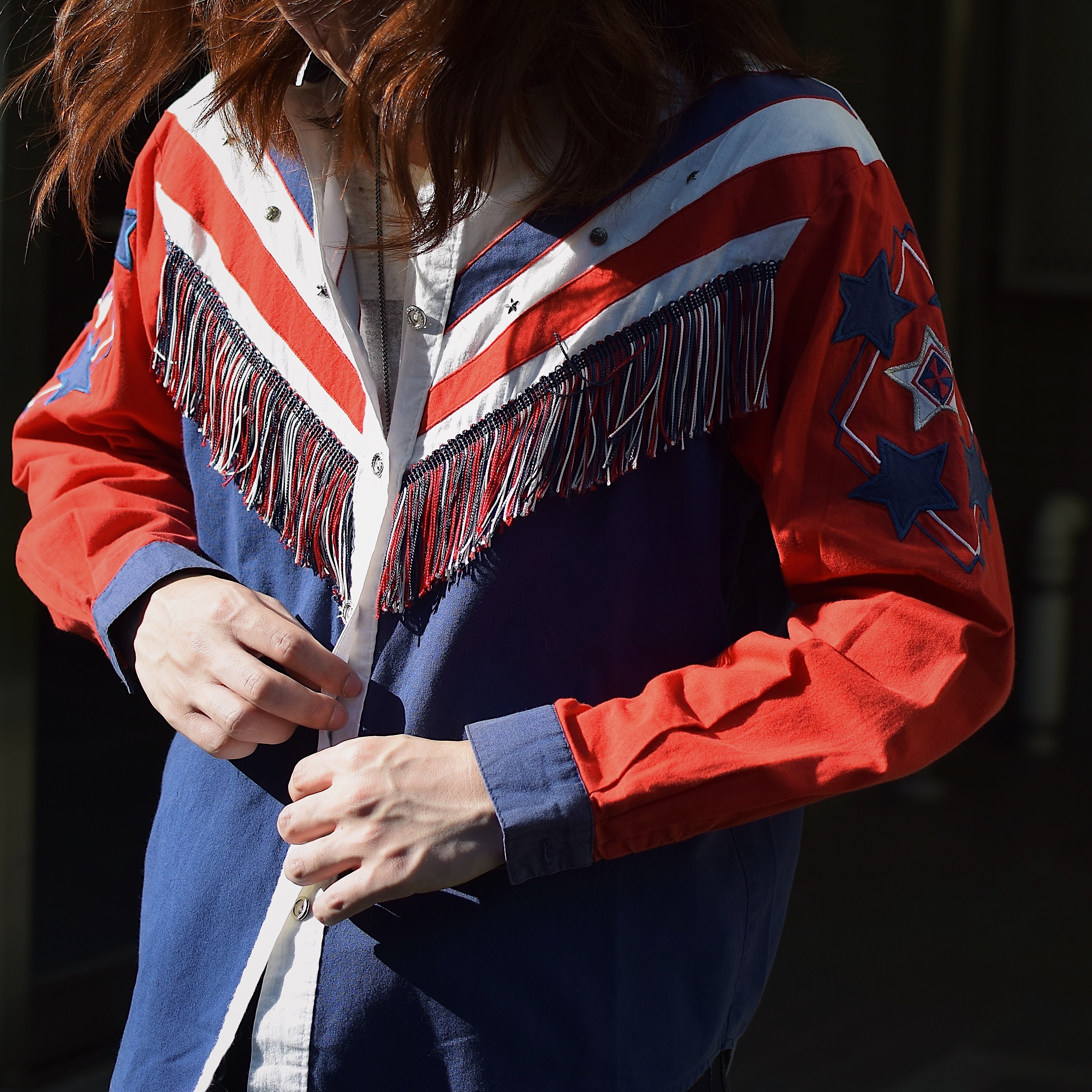 Vintage【1849 AUTHENTIC RANCH WEAR】Fringe Western Shirt の画像 4
