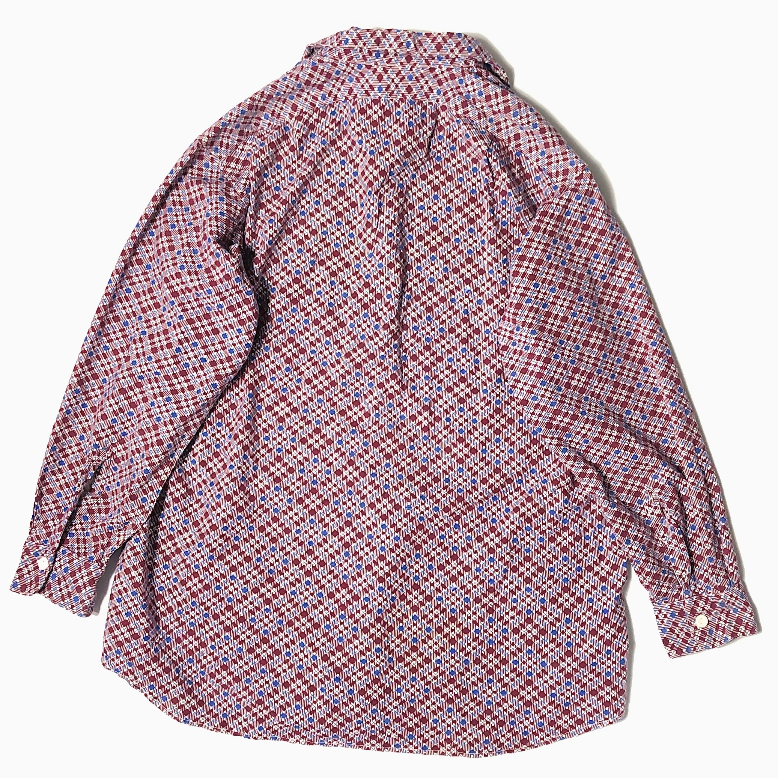 Vintage 60〜70's【Jo Kis Wasche】Patterned Shirt の画像 2
