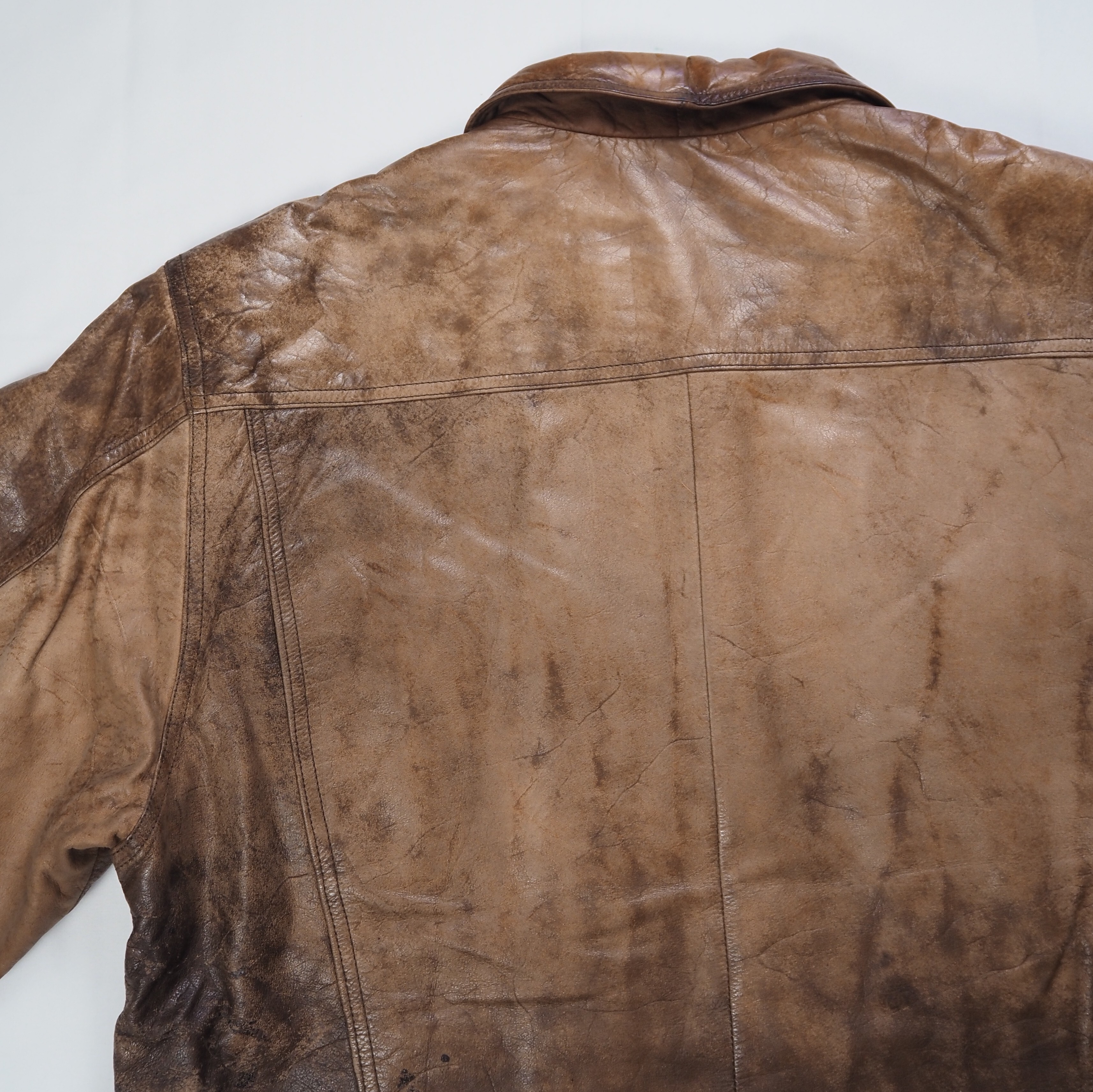 【9/23 20:00入荷】90's Levi's レザージャケット Mサイズ の画像 15