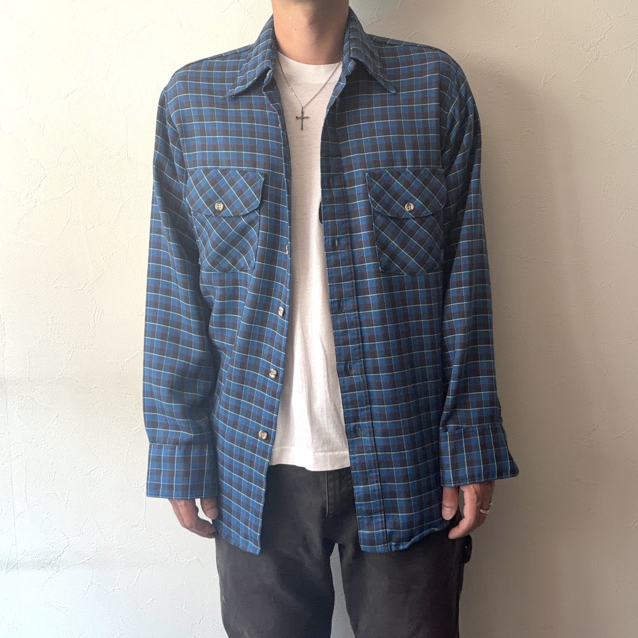 Vintage 70's【JCPenney】Check Shirt の画像 3