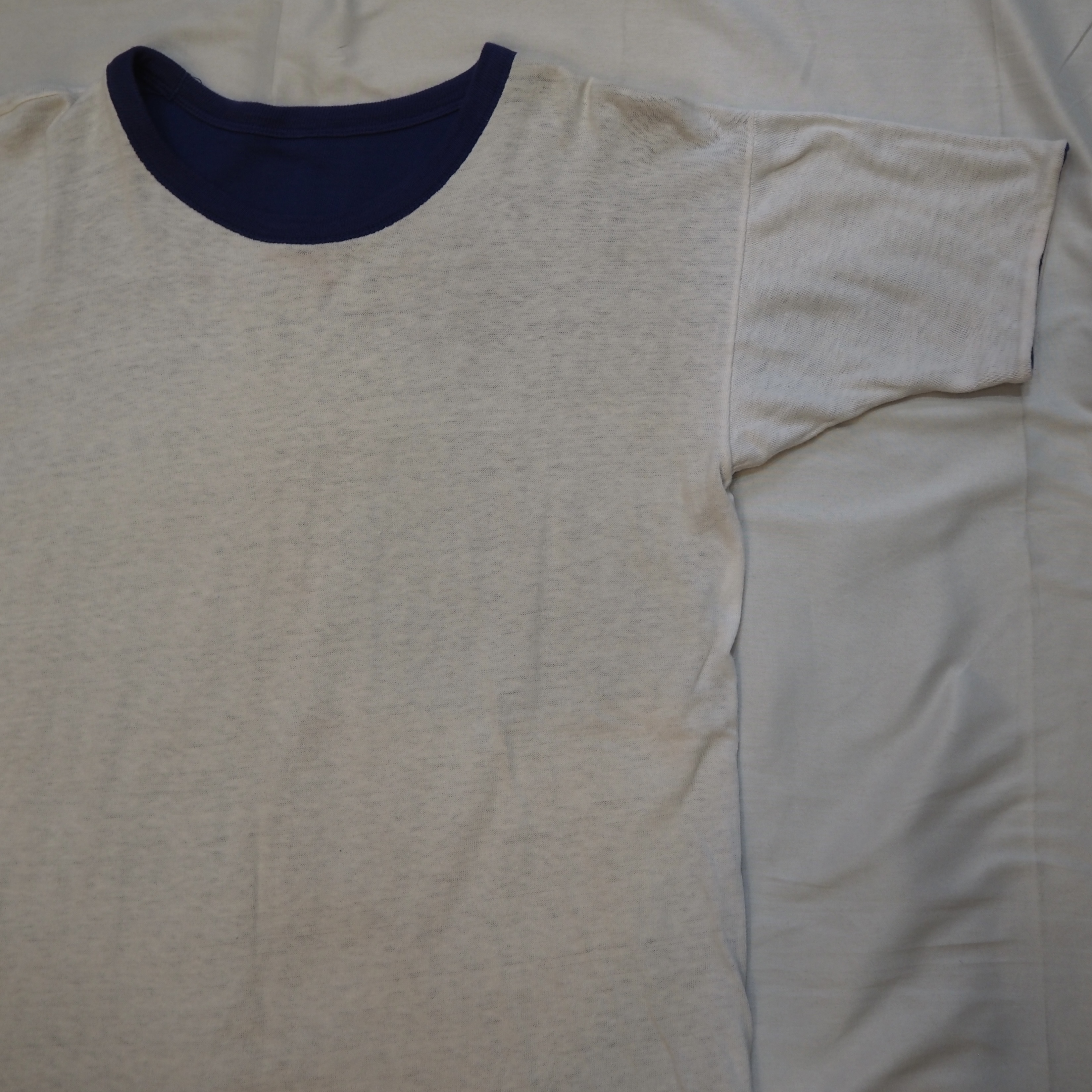 60’s Wilton ダブルフェイス Tシャツ ブルー×ホワイト の画像 11