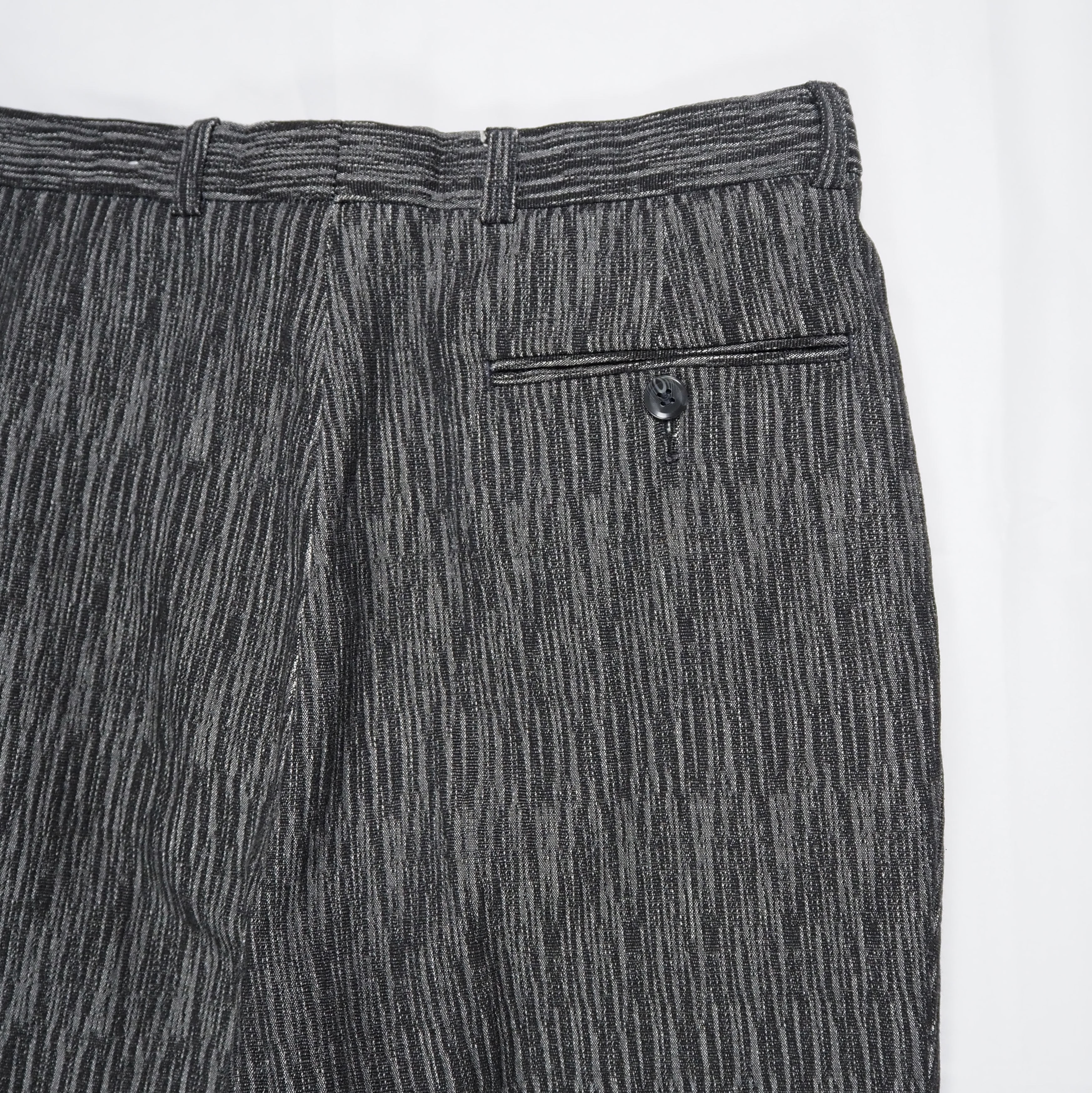 80’s Rayon Slacks 3タック グレー 30×33 の画像 13