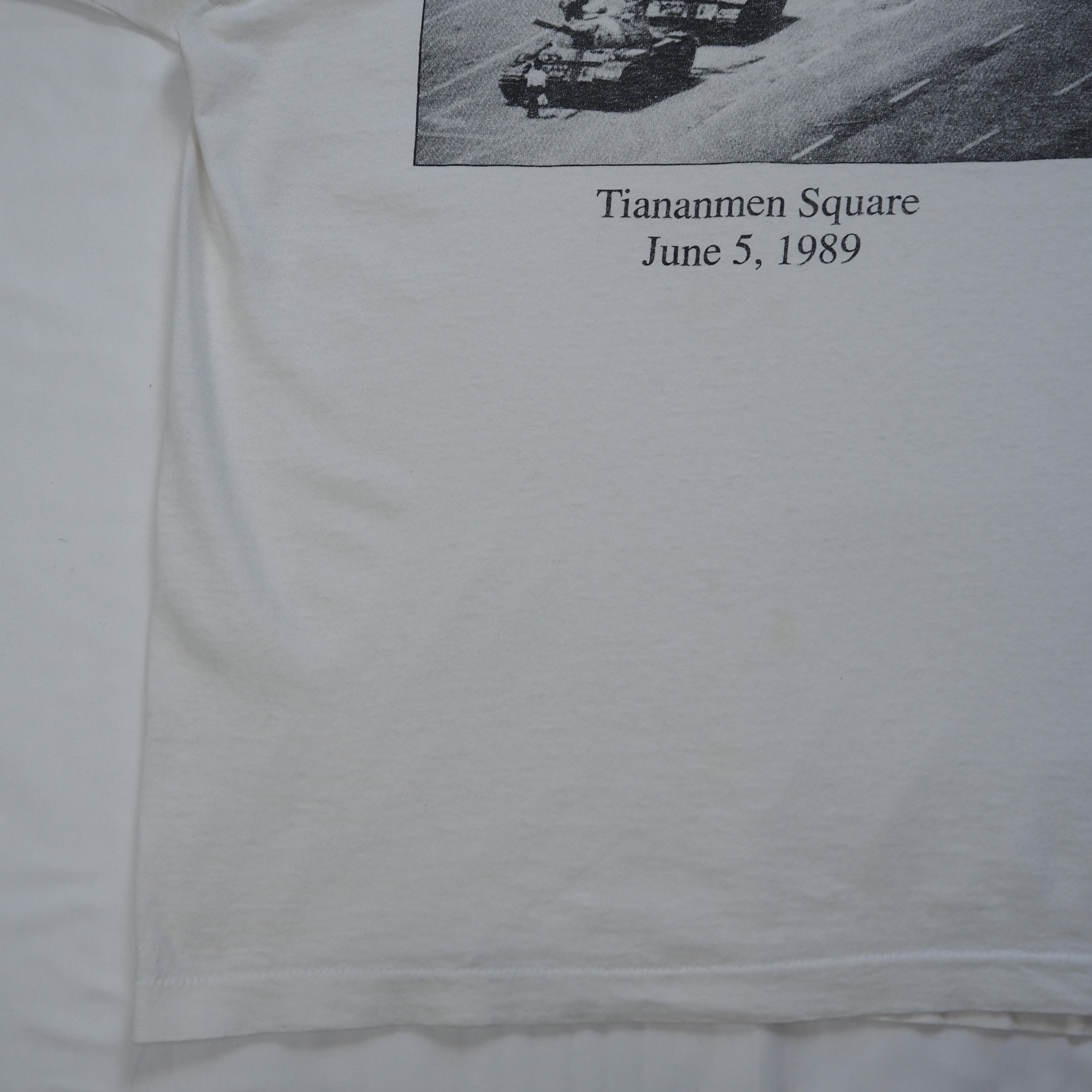 90’s フルーツタグ 天安門事件 Tシャツ XLサイズ の画像 7