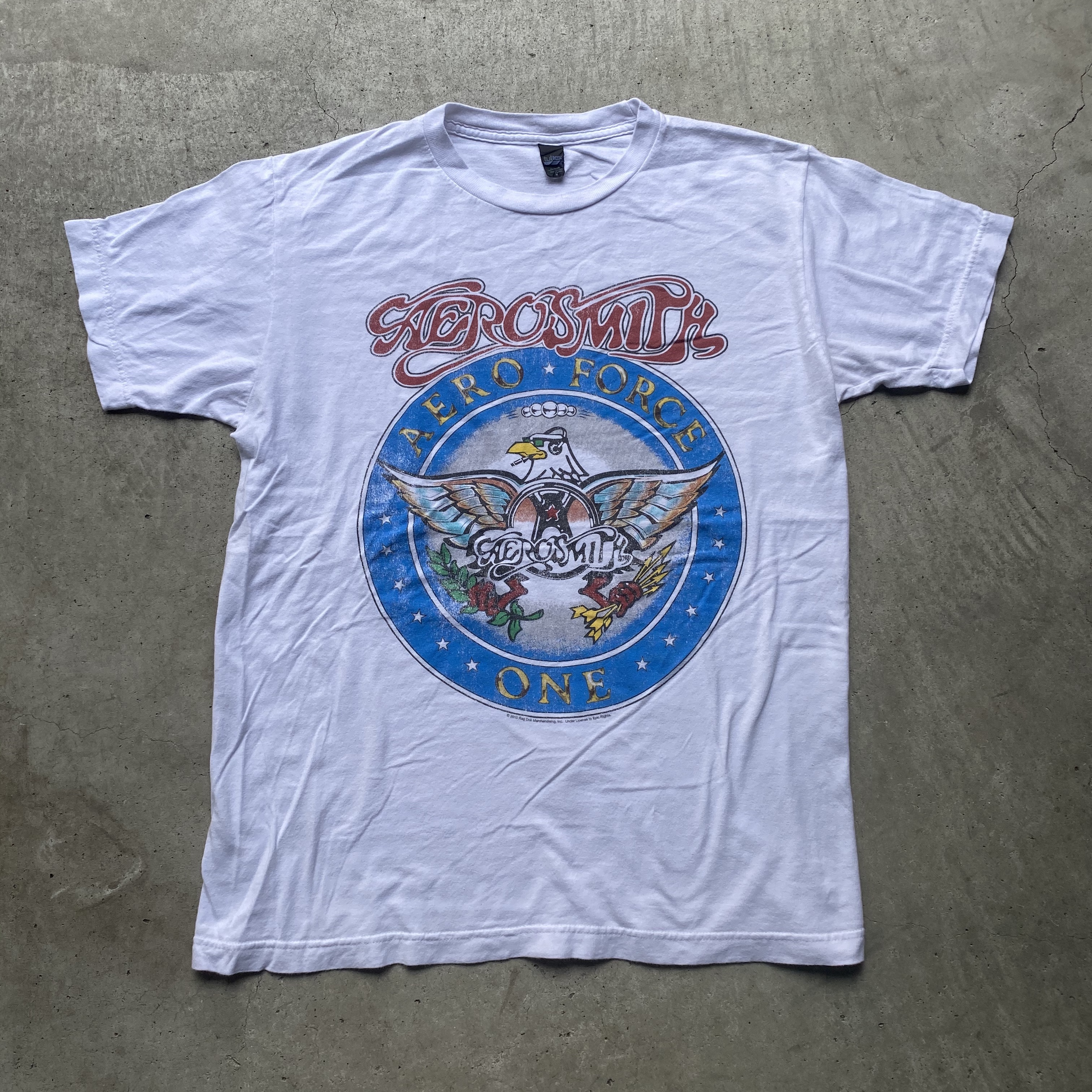 Aerosmith エアロスミス Aero Force One バンドtシャツ メンズm 古着 Tシャツ Cave 古着屋 公式 古着通販サイト 期間限定プライスダウン開催中