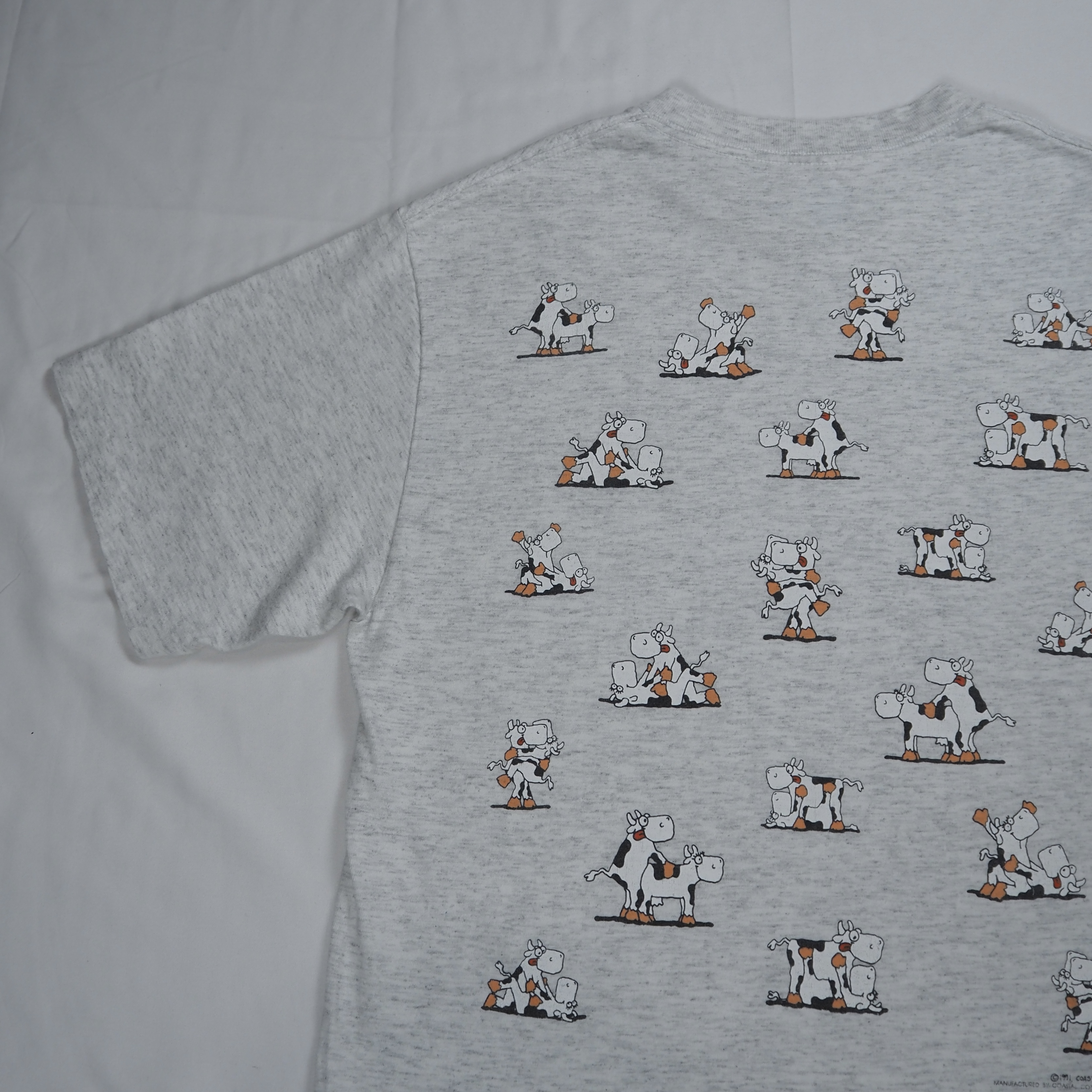 90’s SOF TEE 四十八手Tシャツ ホルスタイン Lサイズ の画像 14