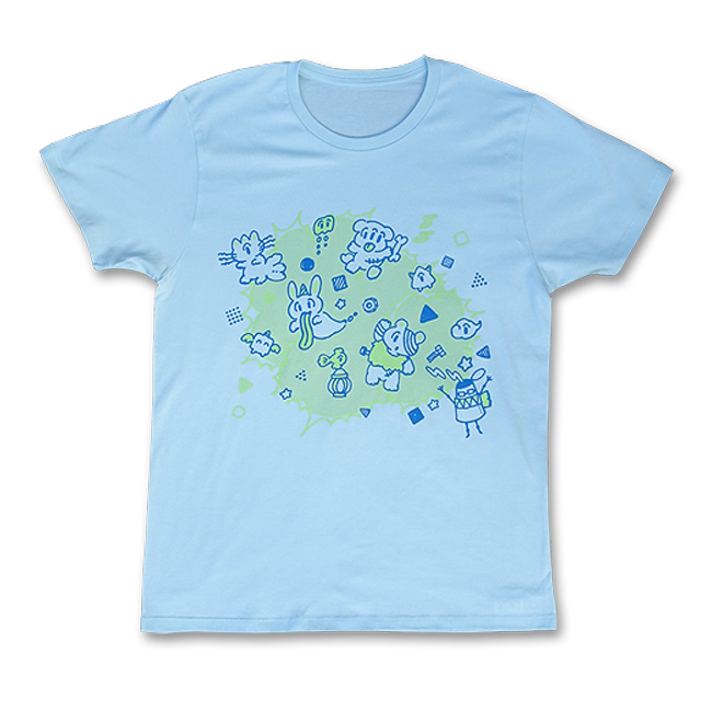 sasakure.UK 「アタマ★ビックリ」Tシャツ(メンズ/シャーベットブルー) - 画像1