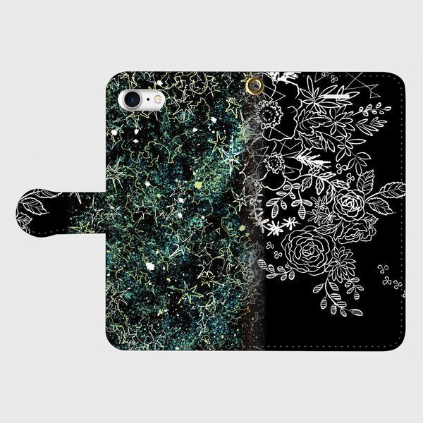 Mjitah 059 Iphone8 全機種対応 手帳型スマホケース 花 ボタニカル フラワー イラスト 線画 デザイン 抽象 アブストラクト シンプル Saule Factry Mjitah 059 Iphone8 全機種対応 手帳型スマホケース 花 ボタニカル フラワー イラスト 線画 デザイン 抽象 アブストラクト シンプル Saule Factry