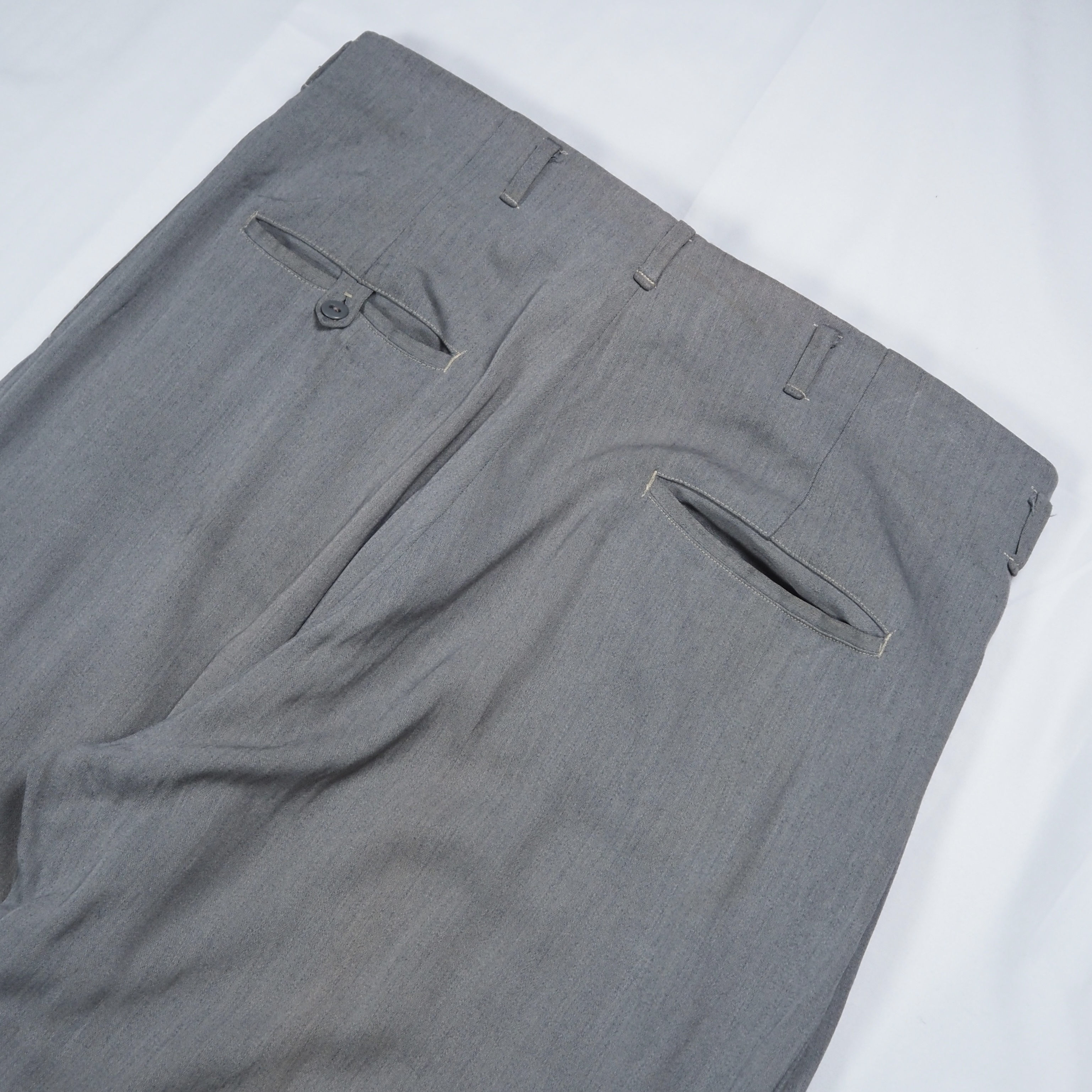 50’s Campus レーヨンギャバスラ グレー 32×30 の画像 11