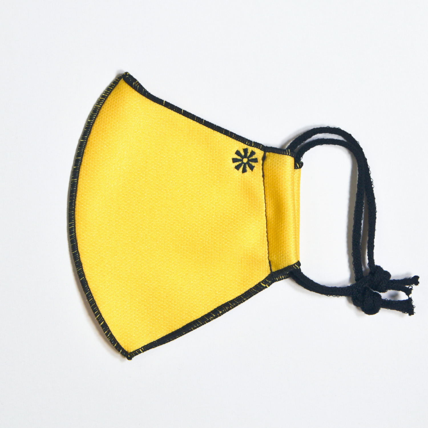 風ドラ 選べるワンポイント刺しゅう イエロー ブラック タナベ刺繍マスクのオンラインショップ Happiness Style