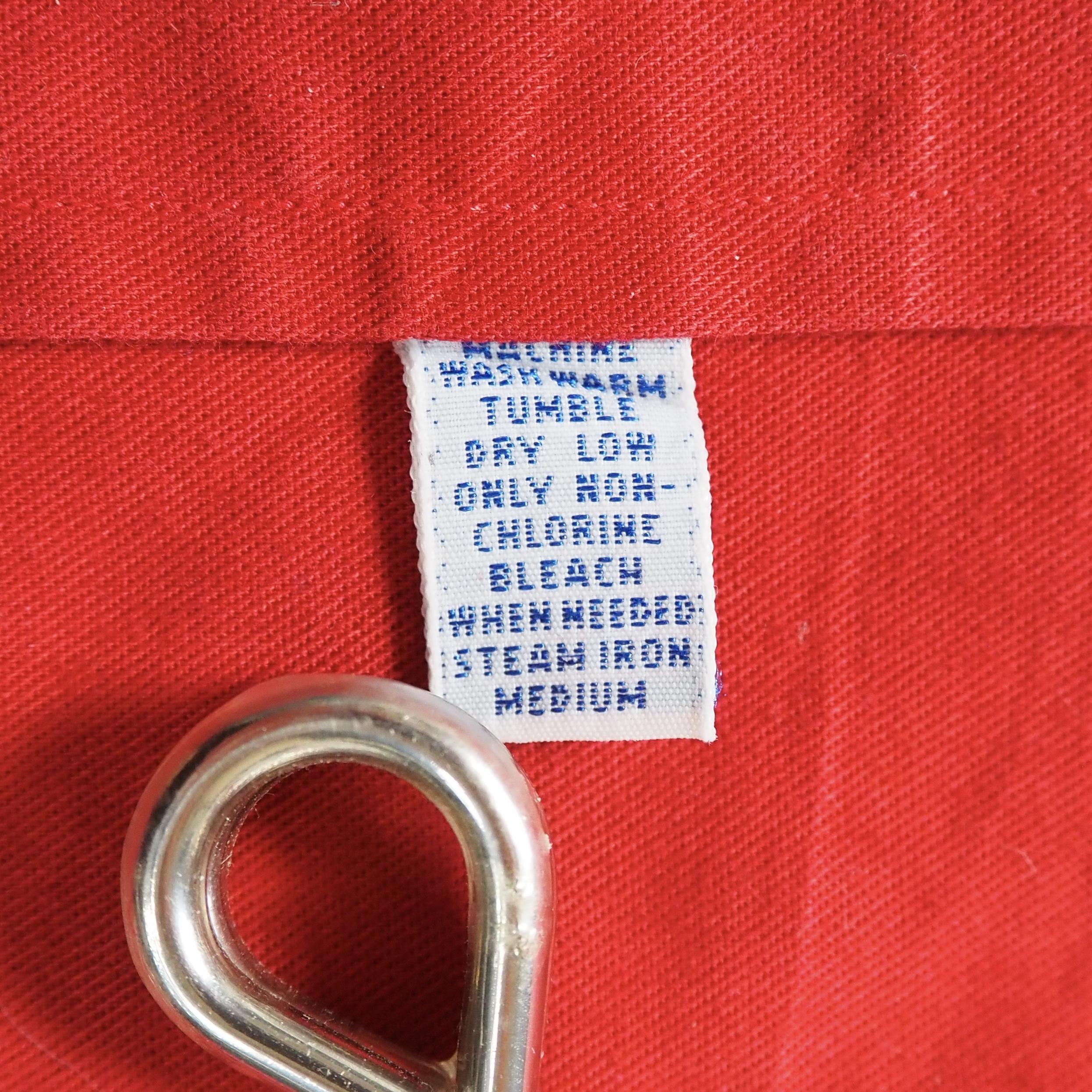 90’s Ralph Lauren Cotton Shirt ワインレッド L の画像 10