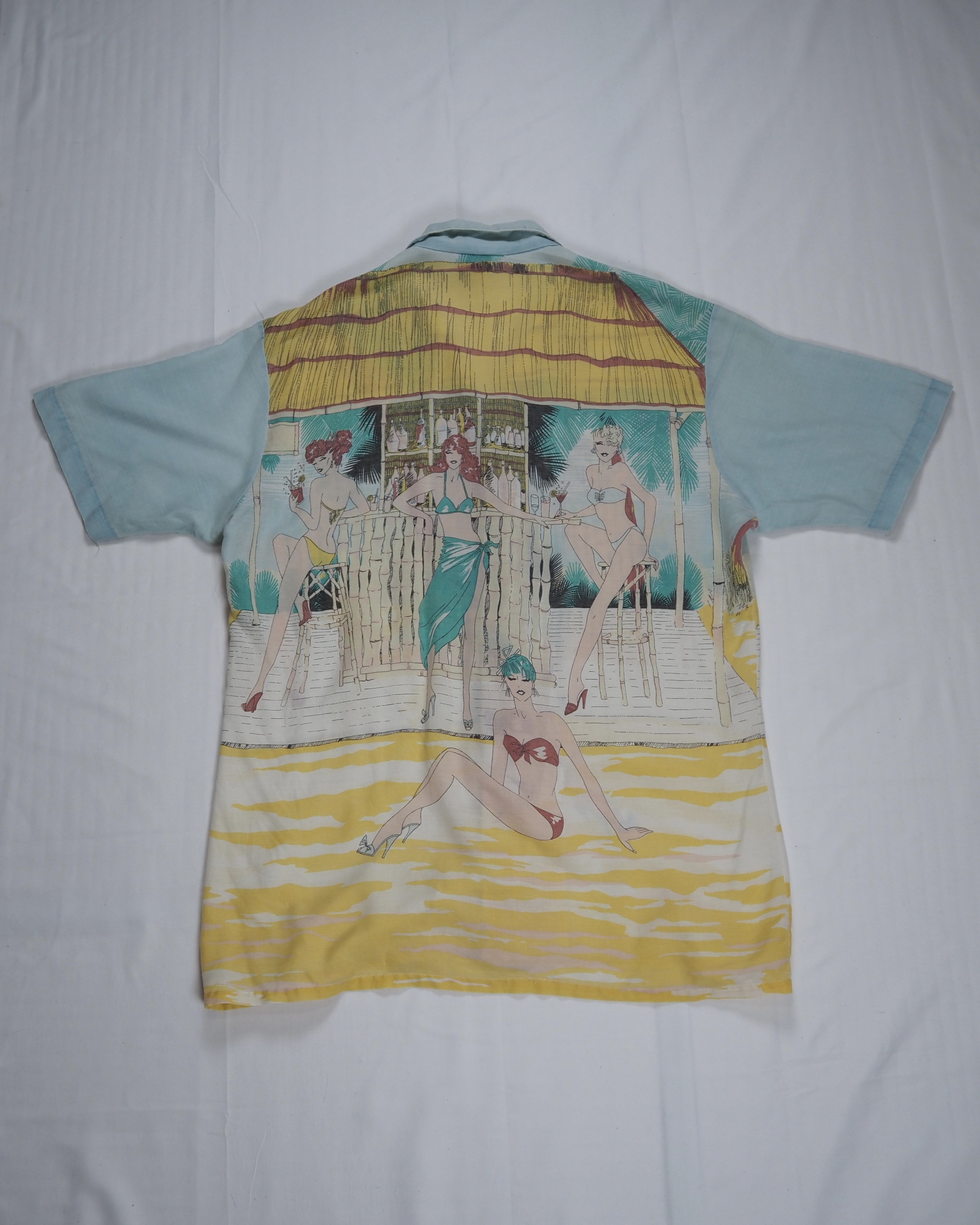 【5/6(水) 20:00入荷】80’s コットンハワイアンシャツ グッドパターン！ の画像 9
