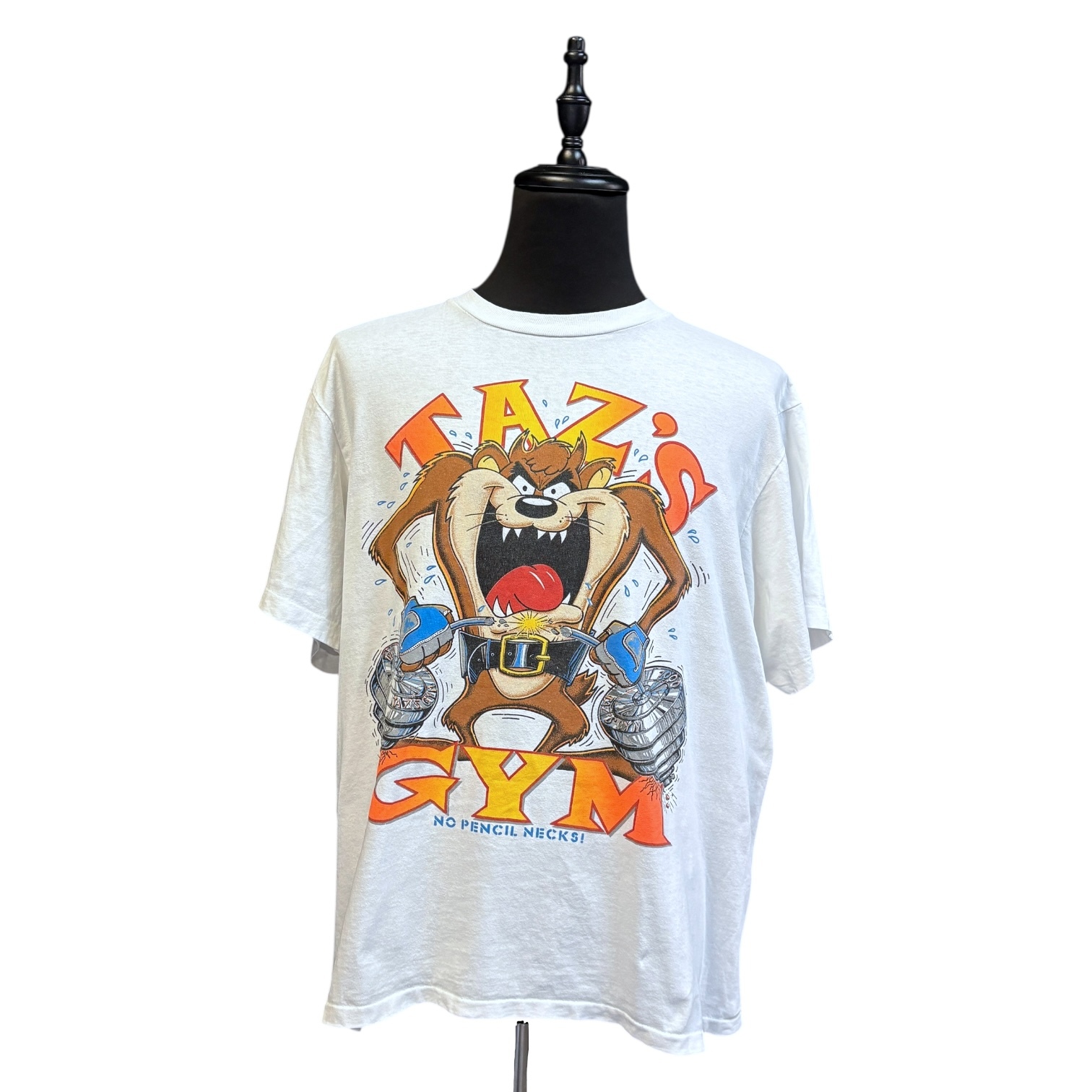 【LOONEY TUNES】ルーニーテューンズ タズマニアンデビル TAZ’S GYM Vintage Tシャツ XL