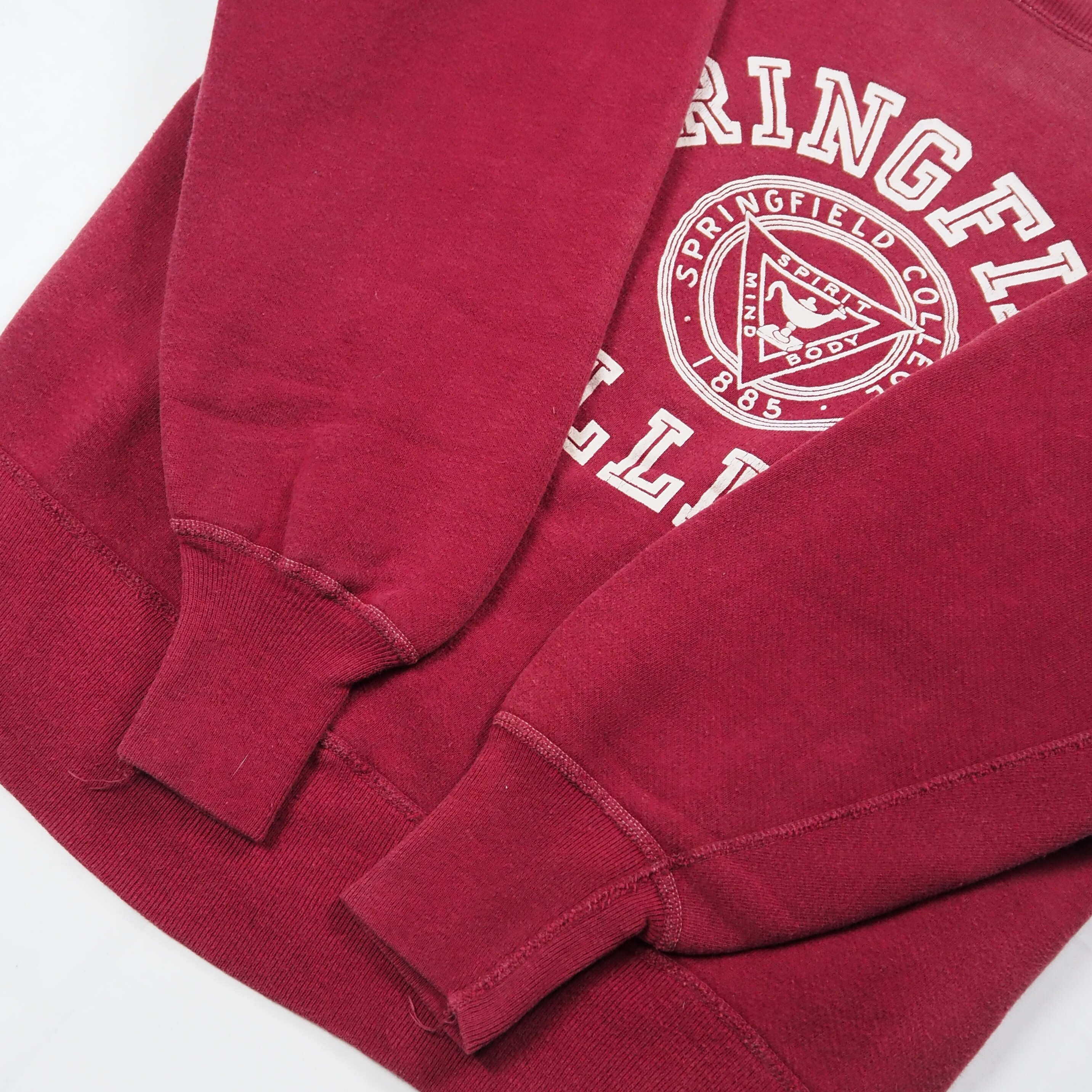 【9/23 20:00入荷】60's Champion ランタグ カレッジスウェット ワインレッド の画像 11