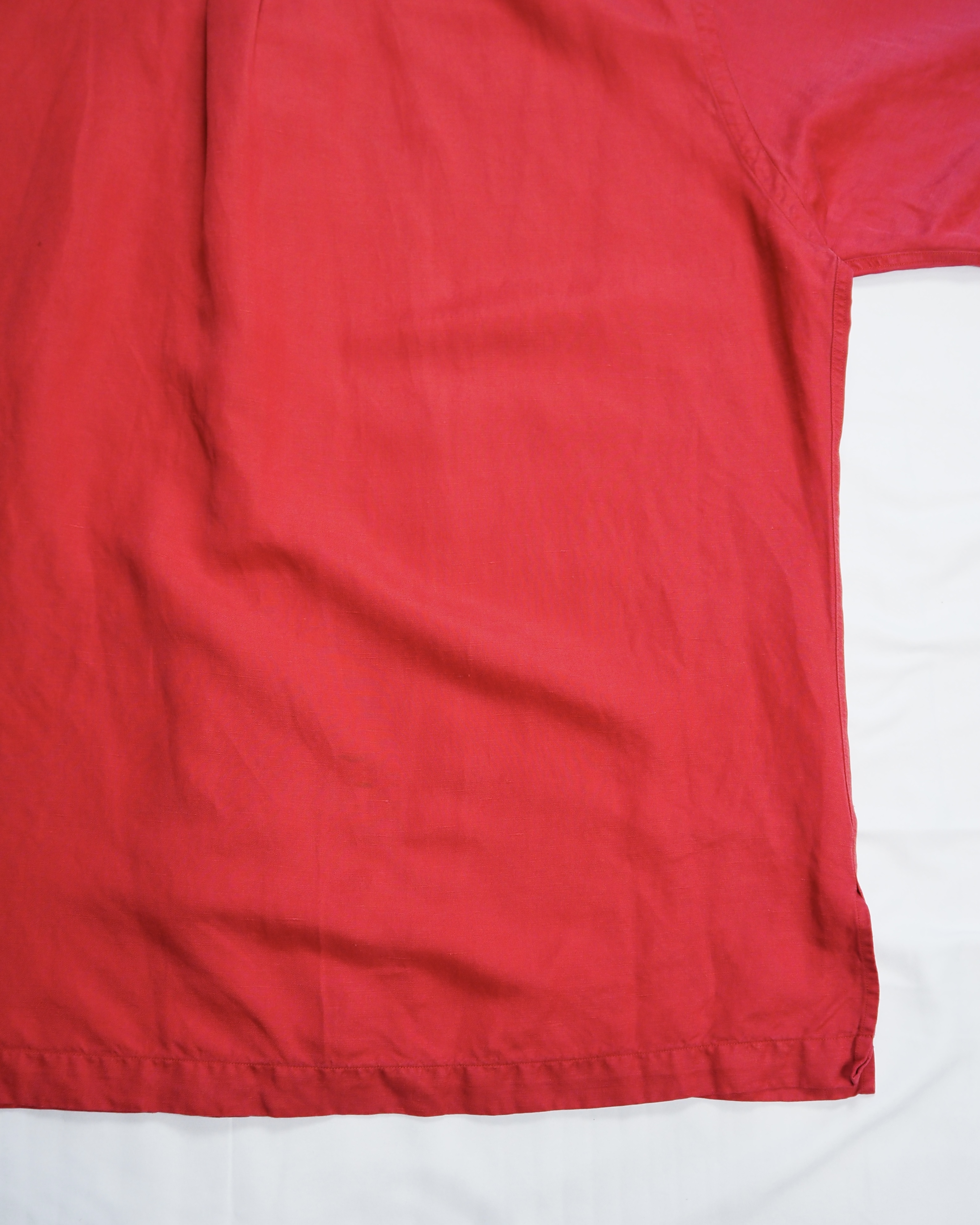 90’s Ralph Lauren シルク×リネン Caldwell レッド XL の画像 15