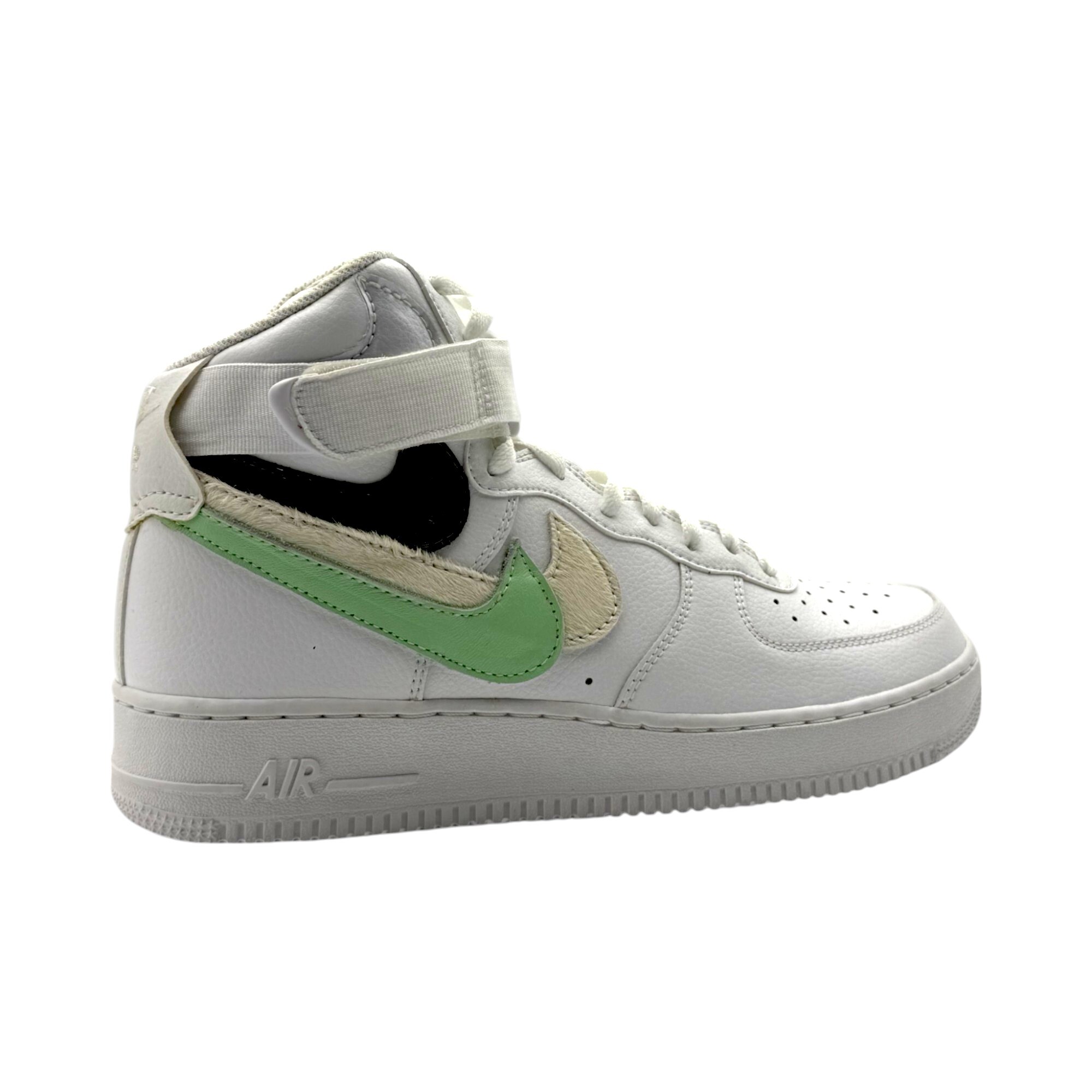 【NIKE】ナイキ John Geiger（ジョン・ガイガー） Misplaced Checks Hi Air Force 1 カスタムスニーカー ハイカットスニーカー